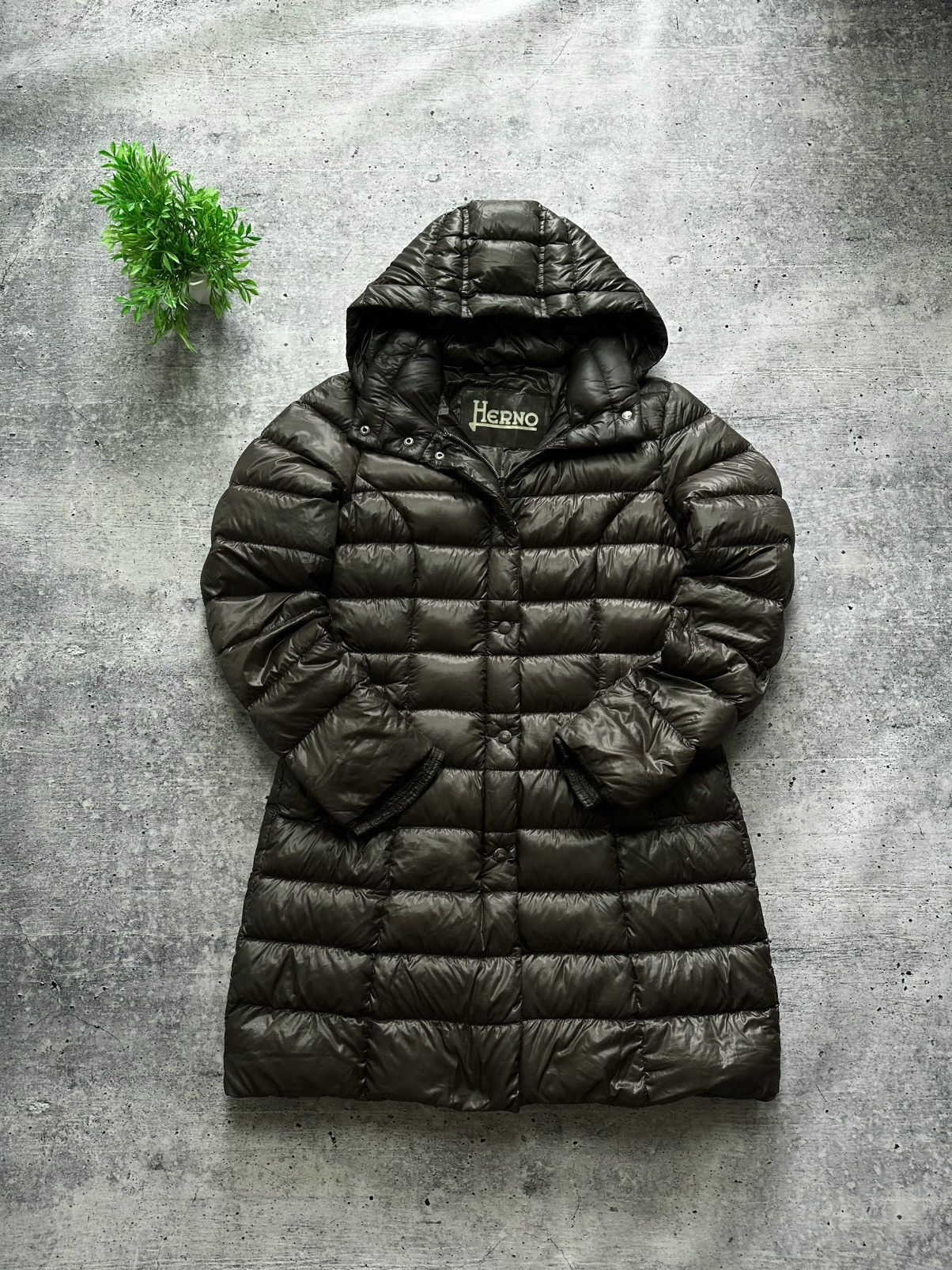 Herno Luxury Down Hooded Puffer Y2K Coat Jacket