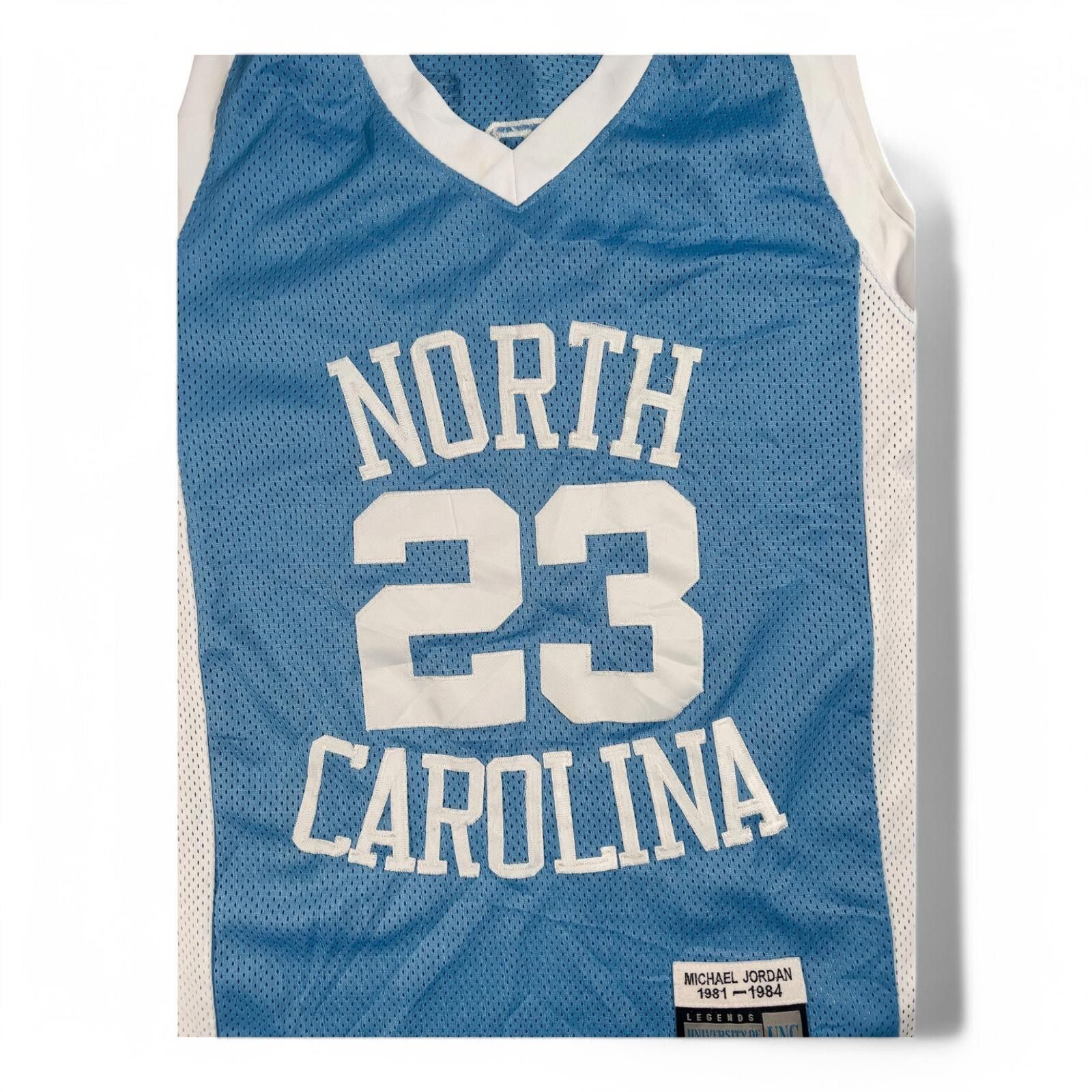 Other Michael Jordan UNC Legends Jersey Blue #23 Size 46 Vintage Size US XL / EU 56 / 4 - 2 Thumbnail