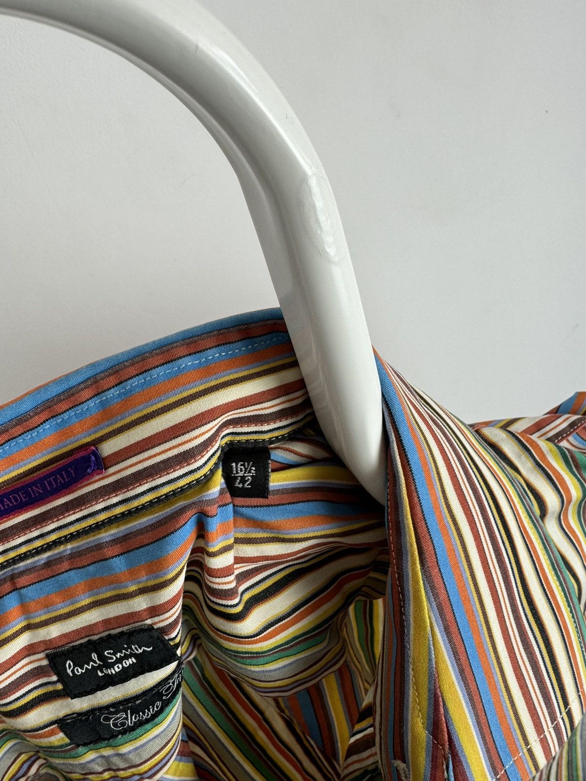 Paul Smith Vintage Paul Smith London Classic Striped Multicolour Shirt Size US L / EU 52-54 / 3 - 4 Thumbnail