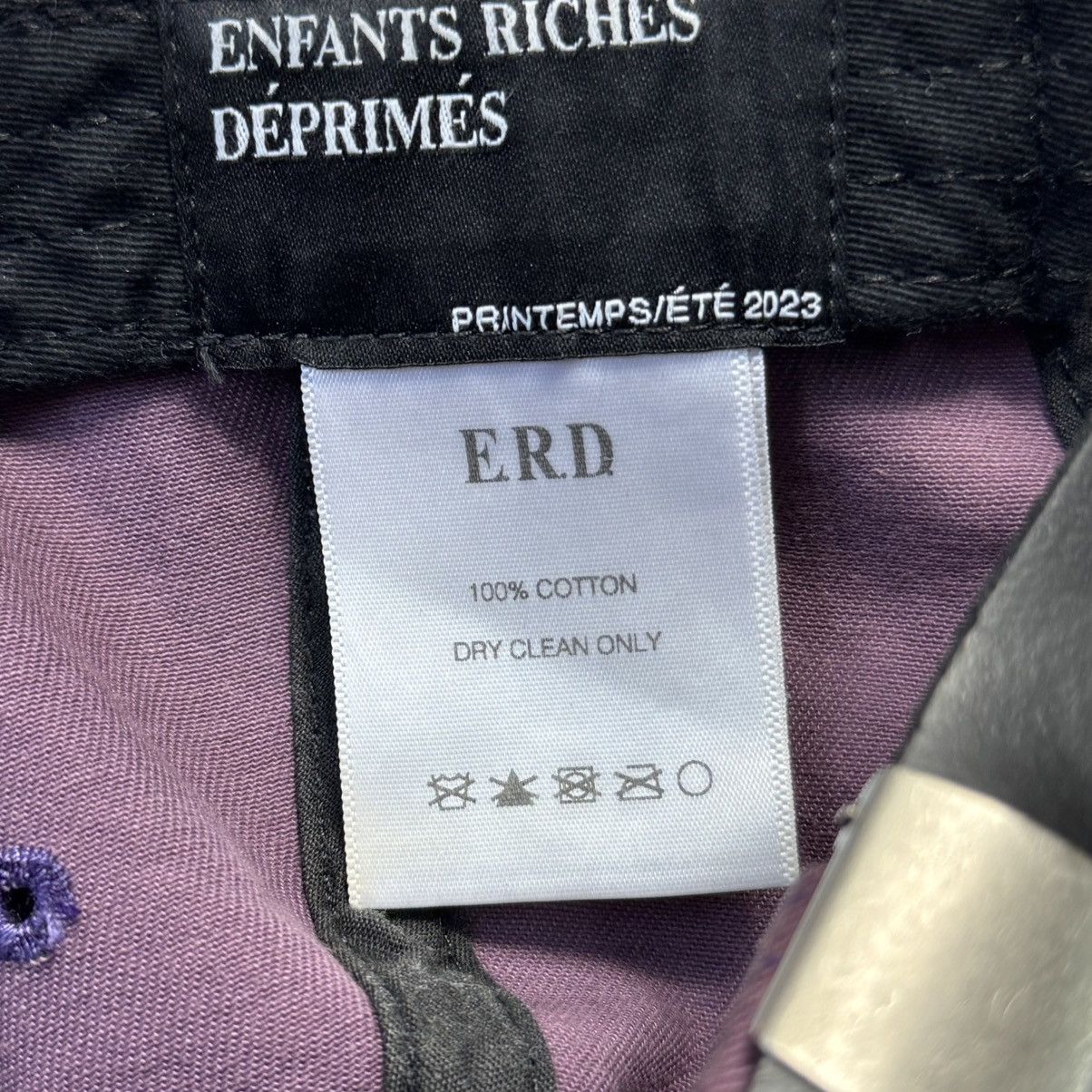 Enfants Riches Deprimes Enfants Riches Deprimes Cat Logo 5 Panel Hat Size ONE SIZE - 5 Thumbnail