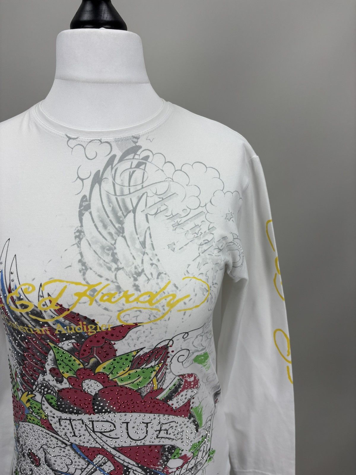 Ed Hardy Womens long sleeve Ed Hardy Size M Color White Size M / US 6-8 / IT 42-44 - 3 Thumbnail