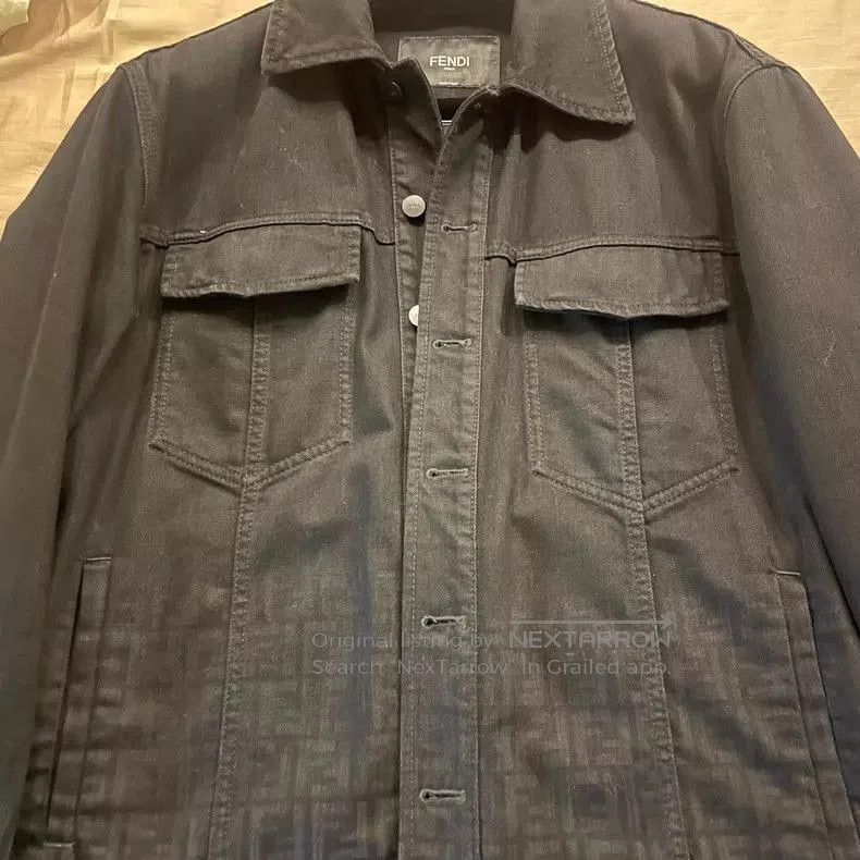 Fendi FF Gradient Denim Jacket.