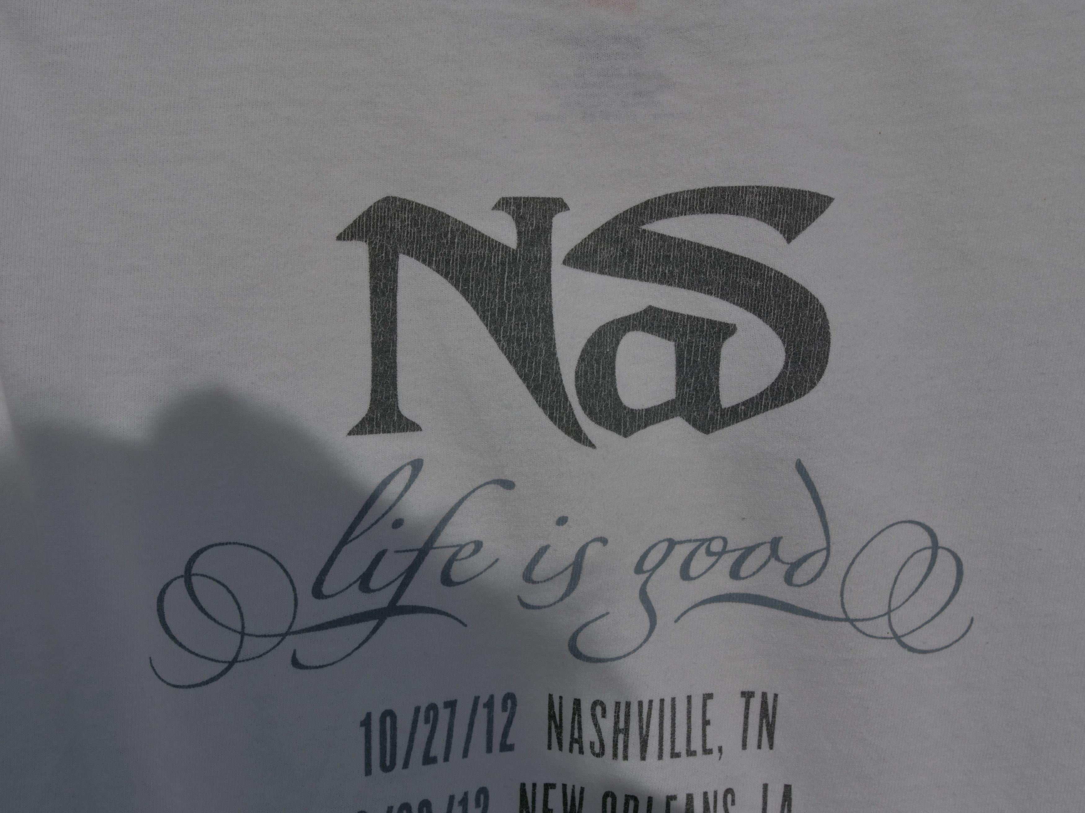 Hanes Vintage Nas Life is Good Shirt Size US L / EU 52-54 / 3 - 4 Thumbnail
