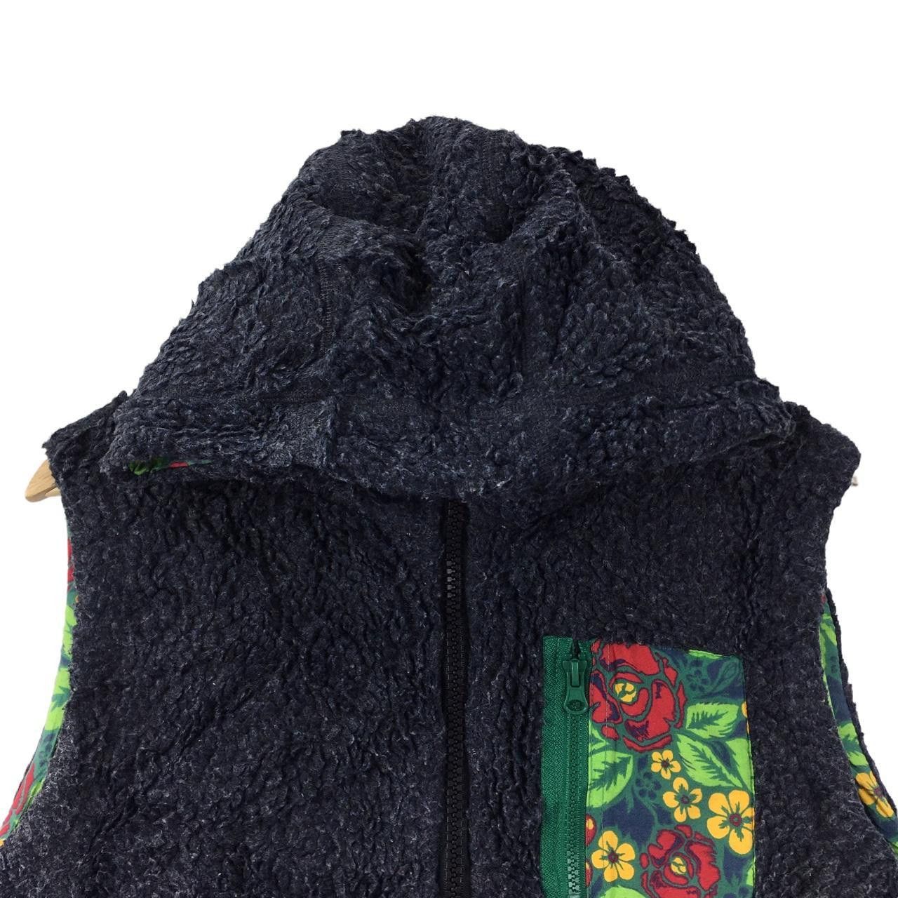 Vintage Vtg TITICACA MUCHO NATURE Floral Navajo Sherpa Fleece Size L / US 10 / IT 46 - 2 Thumbnail