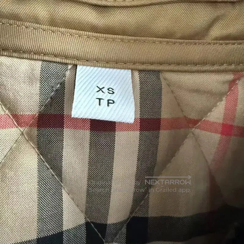 Burberry Burberry Khaki Quilted Women's Jacket. Size XS / US 0-2 / IT 36-38 - 3 Thumbnail