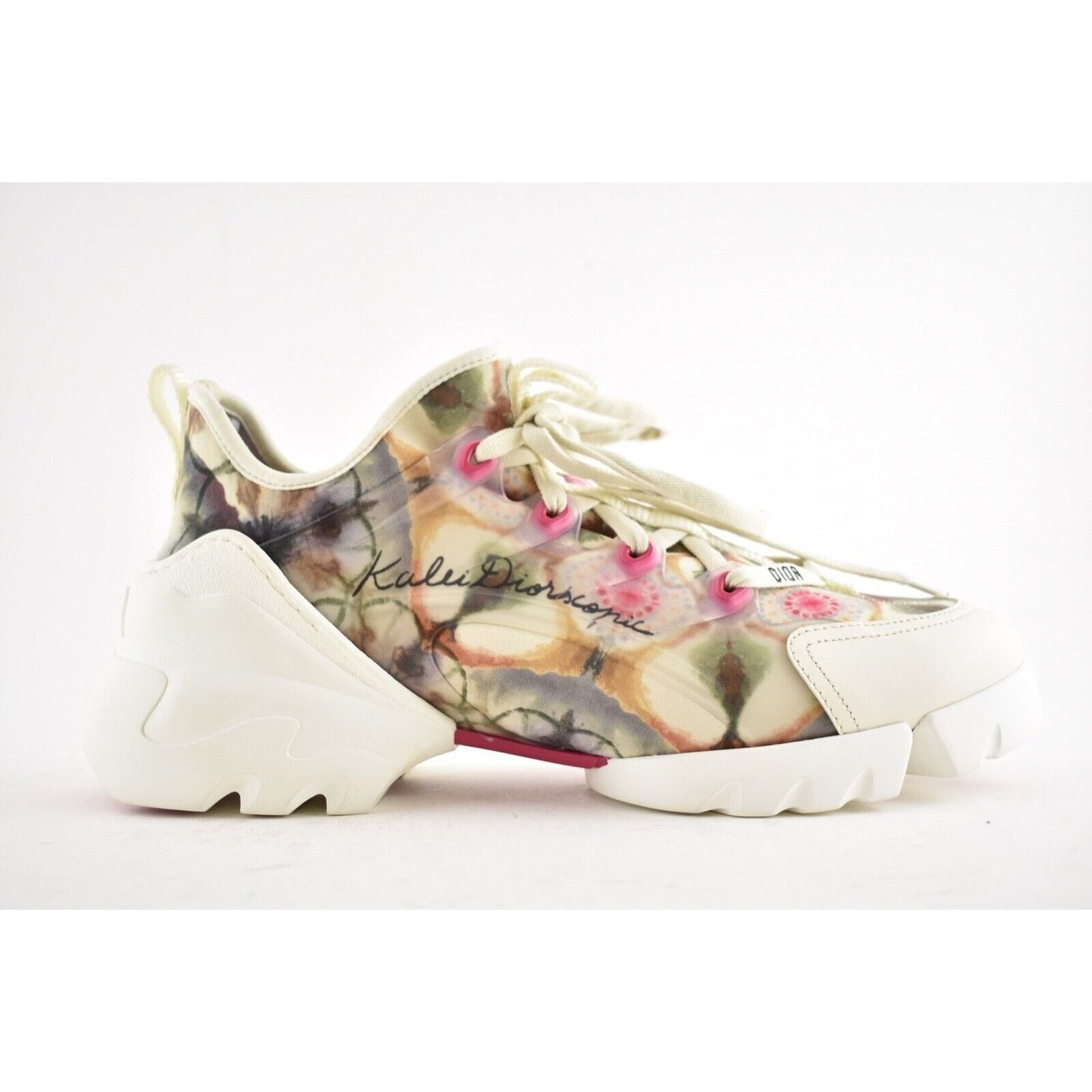 Dior Dior D Connect Lace Up Flat Trainer Sneaker 39.5 Size US 9.5 / IT 39.5 - 3 Thumbnail