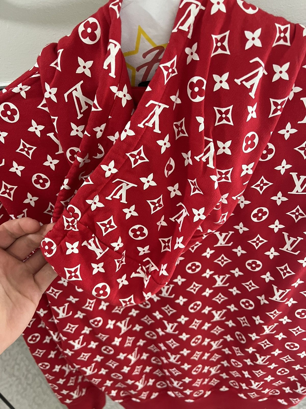 Louis Vuitton × Supreme Supreme LV BOGO Hoodie Size US S / EU 44-46 / 1 - 6 Thumbnail
