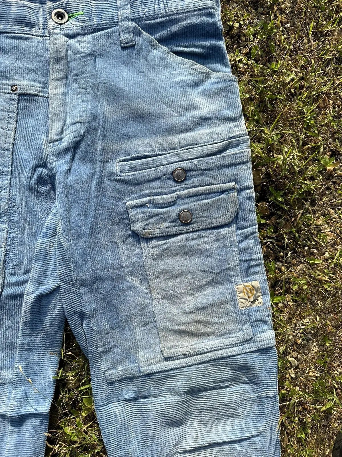 If Six Was Nine CRAZY!🔥🔥 NEOTERIZE Multipocket N.T.R.Z. Corduroy Pants W30 Size US 30 / EU 46 - 4 Thumbnail