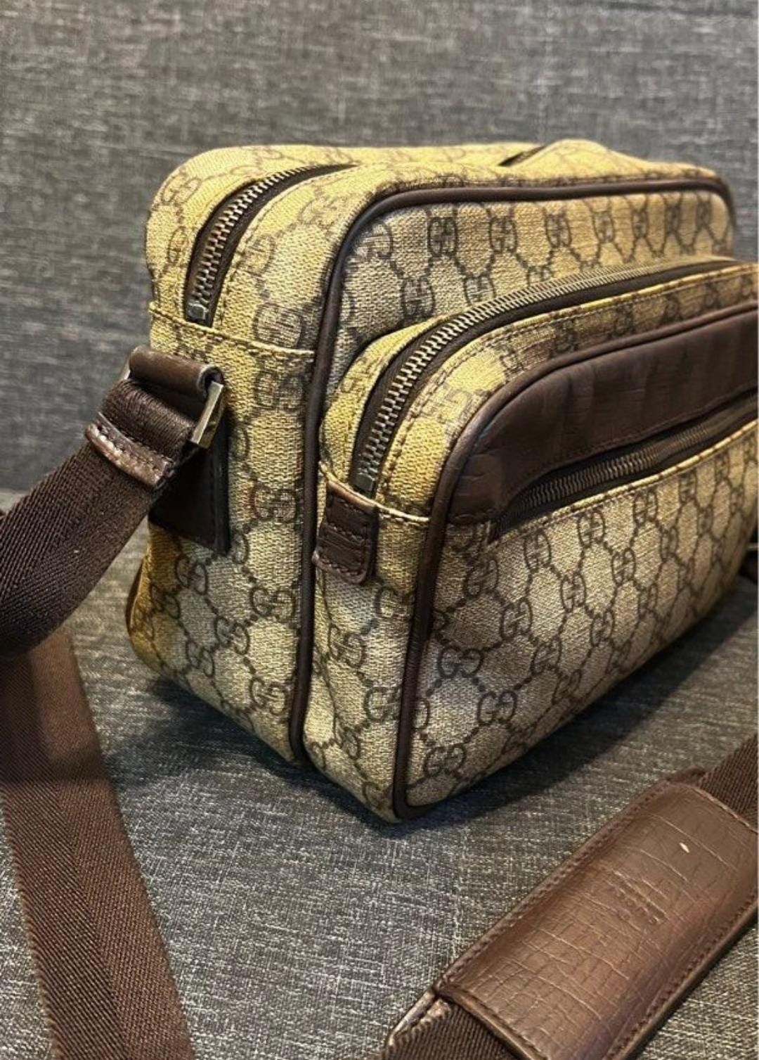 Gucci Gucci gg canvas shoulder bag leather Size ONE SIZE - 2 Thumbnail