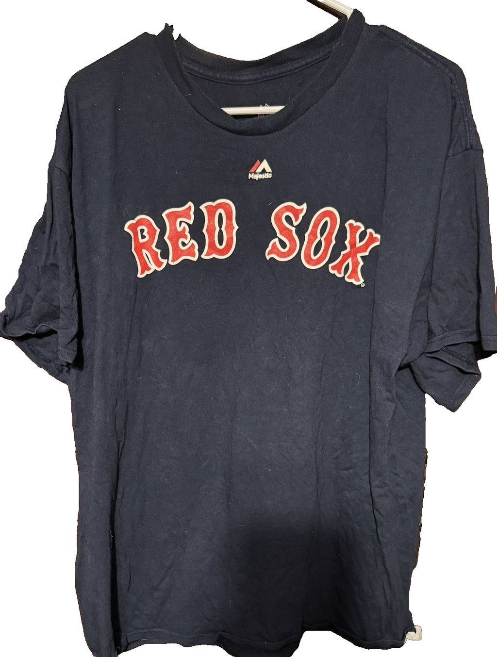 Majestic Boston Red Sox Majestic Short Sleeve Tee Men's XL Blue MLB Size US XL / EU 56 / 4 - 1 Thumbnail