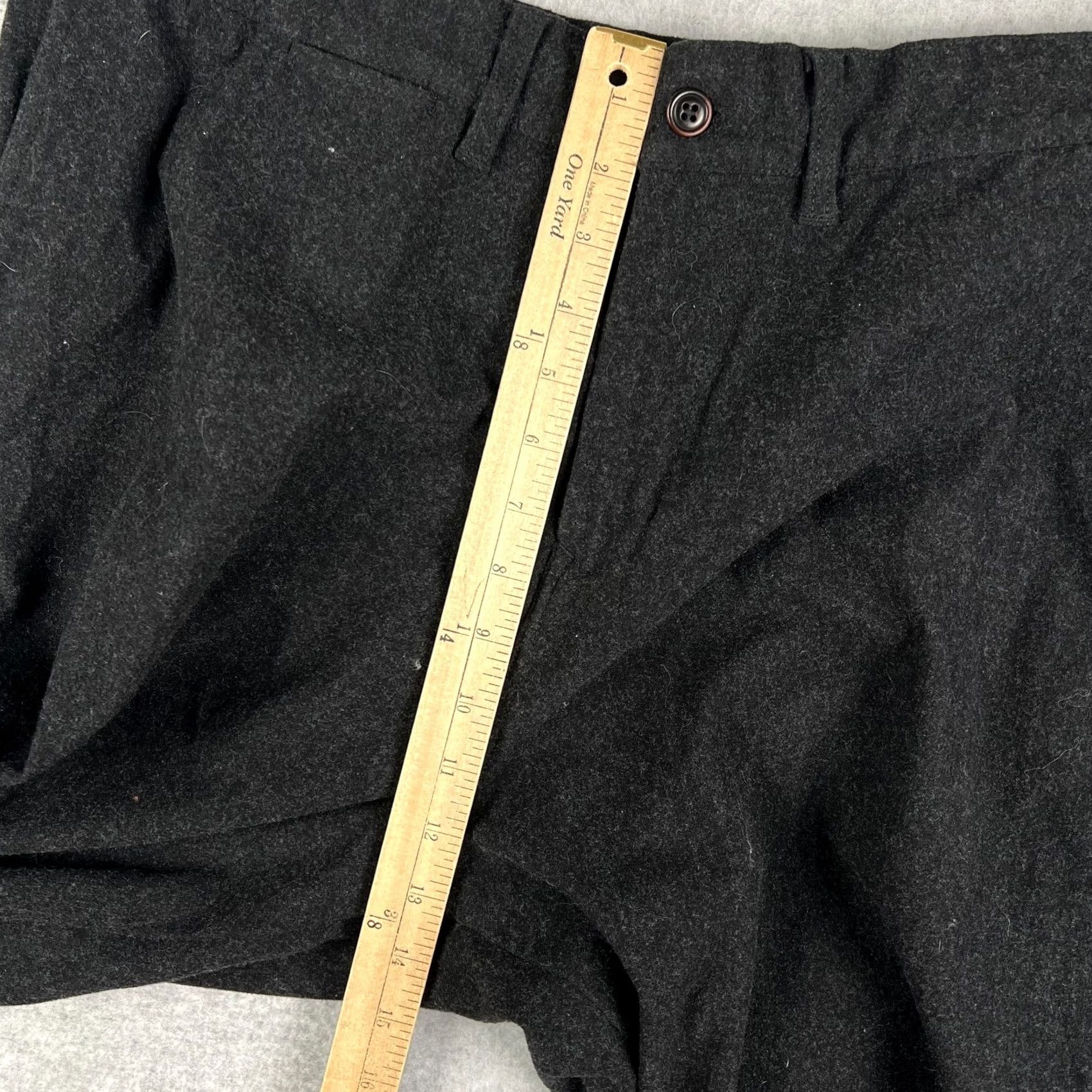 Flint And Tinder Flint & Tinder Men Straight Fit Stretch 36x30 Pants Gray Brushed Knit Casual Workwear Size US 36 / EU 52 - 6 Thumbnail