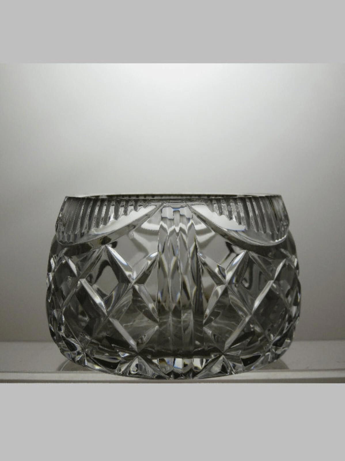 Other Vintage Small Lead Crystal Cut Glass Sugar Bowl 2 3/4" Size ONE SIZE - 1 Thumbnail