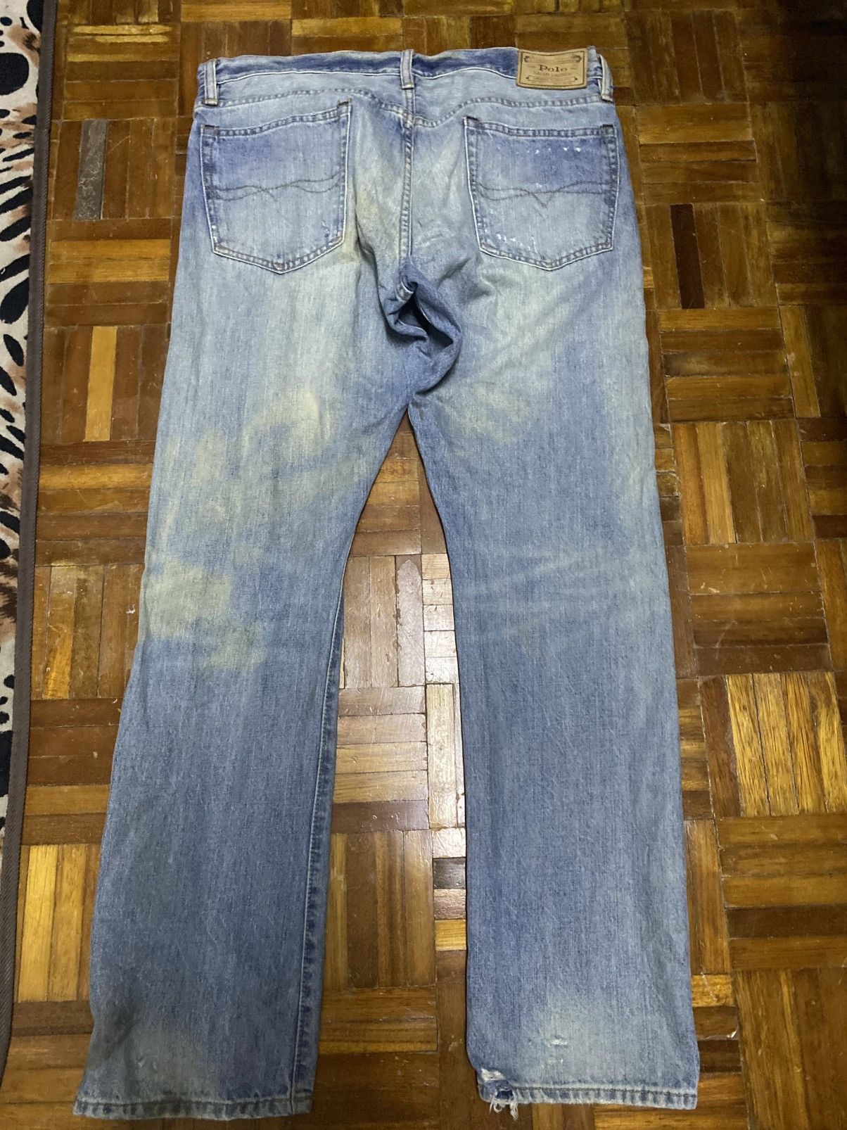 Polo Ralph Lauren × Vintage Vintage Denim Polo Ralph Lauren 90s distressed Size US 37 - 17 Thumbnail