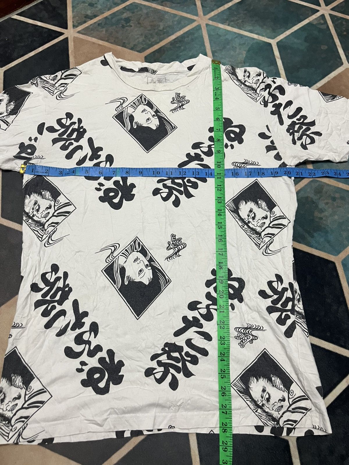 Japanese Brand 💥Japanese Brand Full Printed Geisha Sukajan Gaijin Tee Size US M / EU 48-50 / 2 - 12 Thumbnail