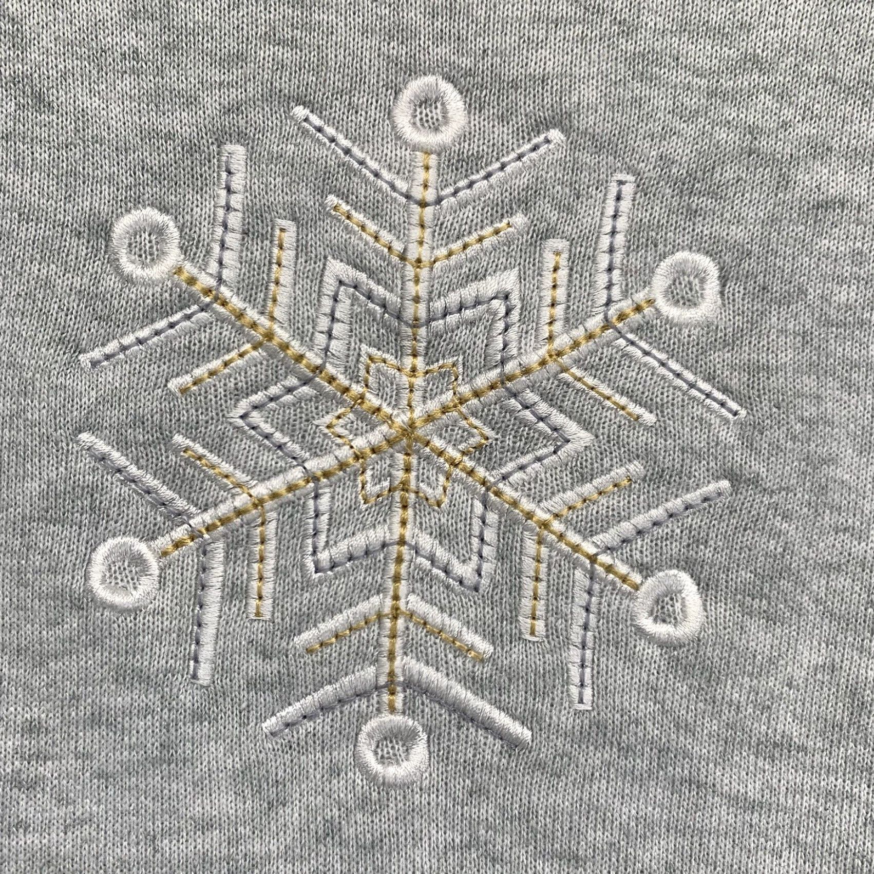 Vintage VINTAGE Artex Sportswear XL Crewneck Sweatshirt Embroidered Snowflake Christmas Gray Pullover Unisex Adults 90s Decade Size US XL / EU 56 / 4 - 2 Thumbnail