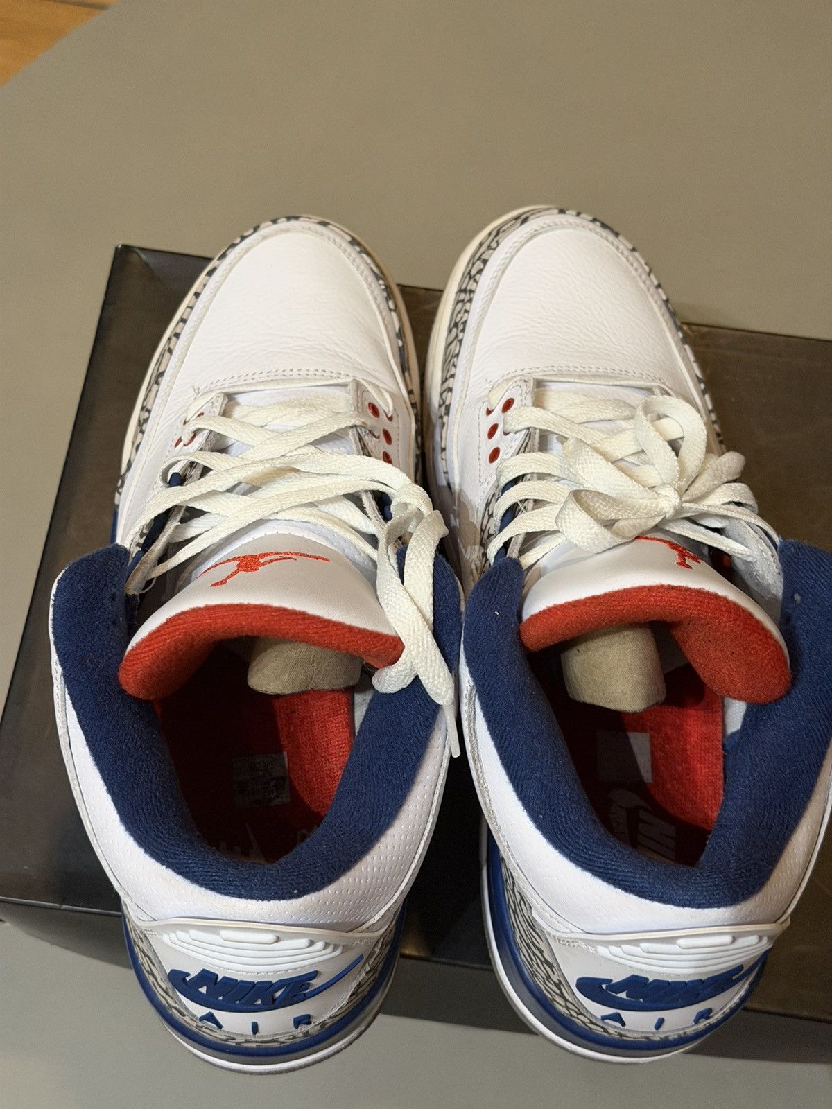 Jordan Brand Air Jordan 3 True Blue 2016 10.5 VNDS Size US 10.5 / EU 43-44 - 6 Thumbnail