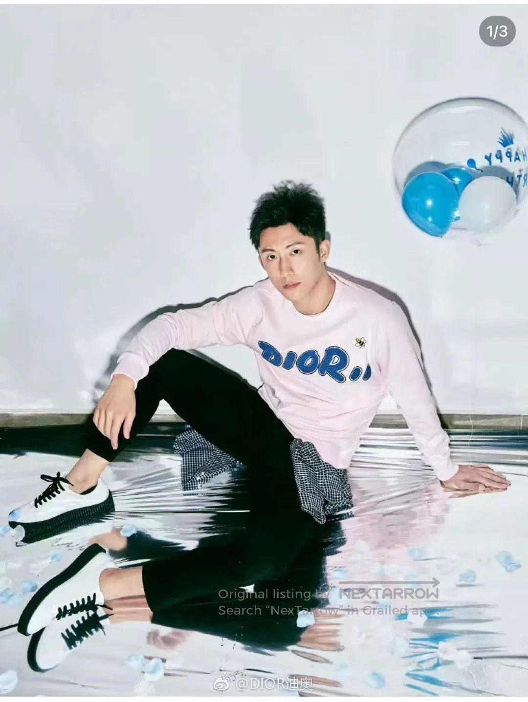 Dior dior sweatshirt for men in pink. Size US S / EU 44-46 / 1 - 4 Thumbnail