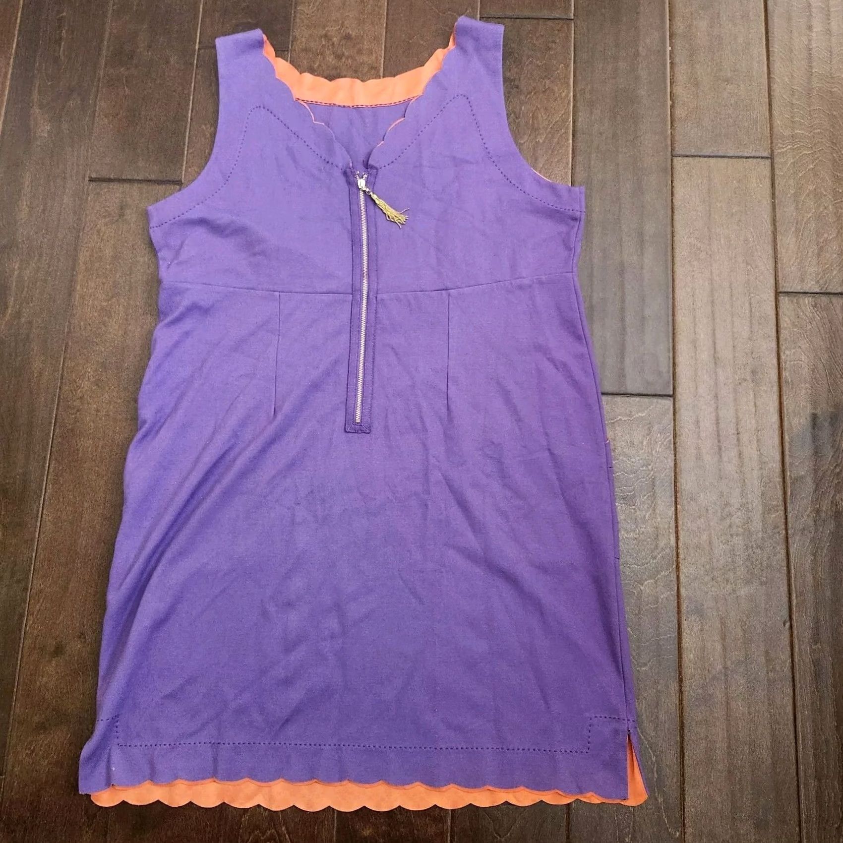 Vintage Ivanka Trump Dress Sleeveless Purple Pocket Petite XL Women's Knee Length Pullover Casual Travel Size XL / US 12-14 / IT 48-50 - 3 Thumbnail