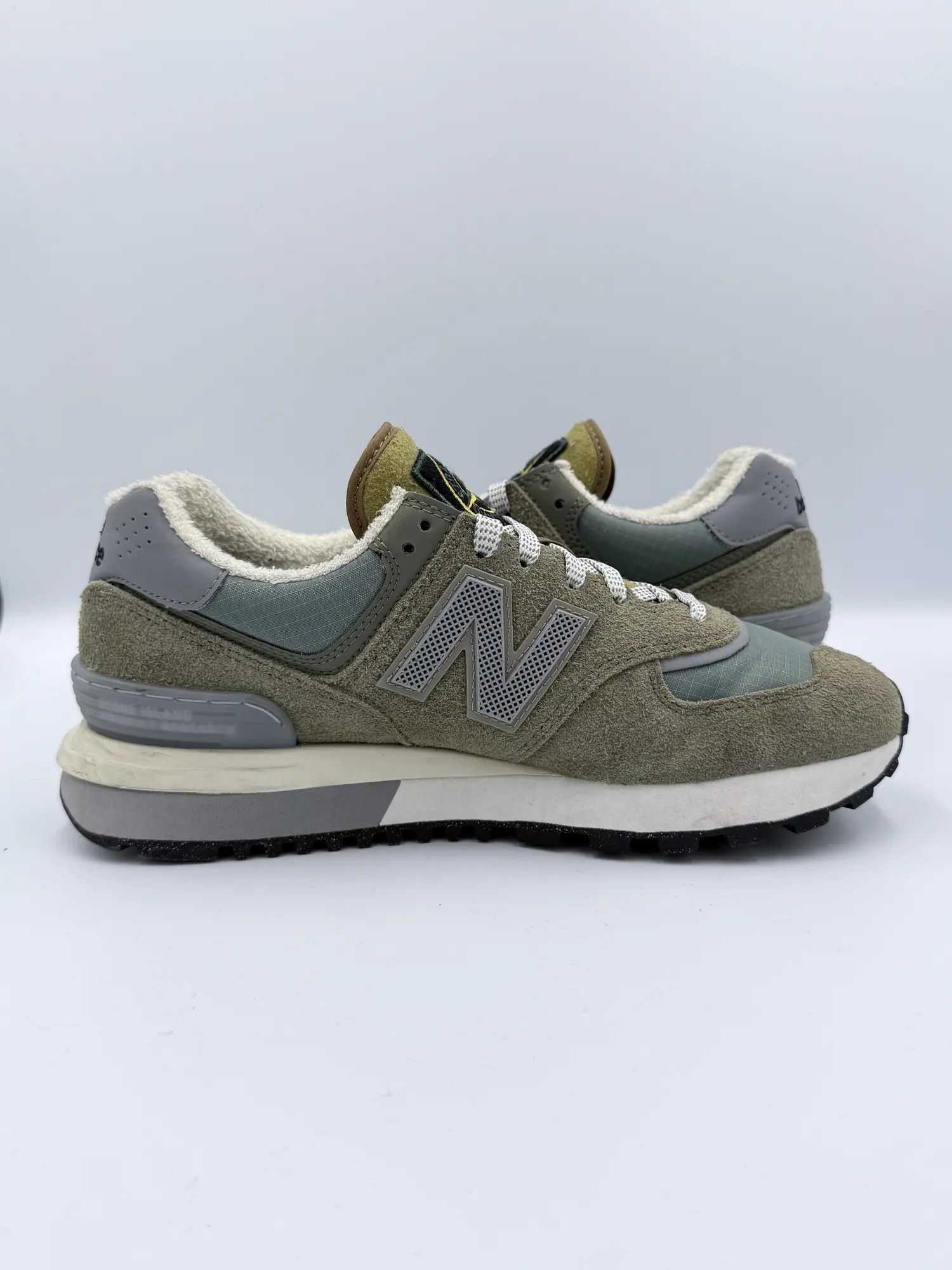 New Balance × Stone Island Stone Island New Balance 574 Legacy OG Steel Blue Green Gray Size US 8 / EU 41 - 5 Thumbnail