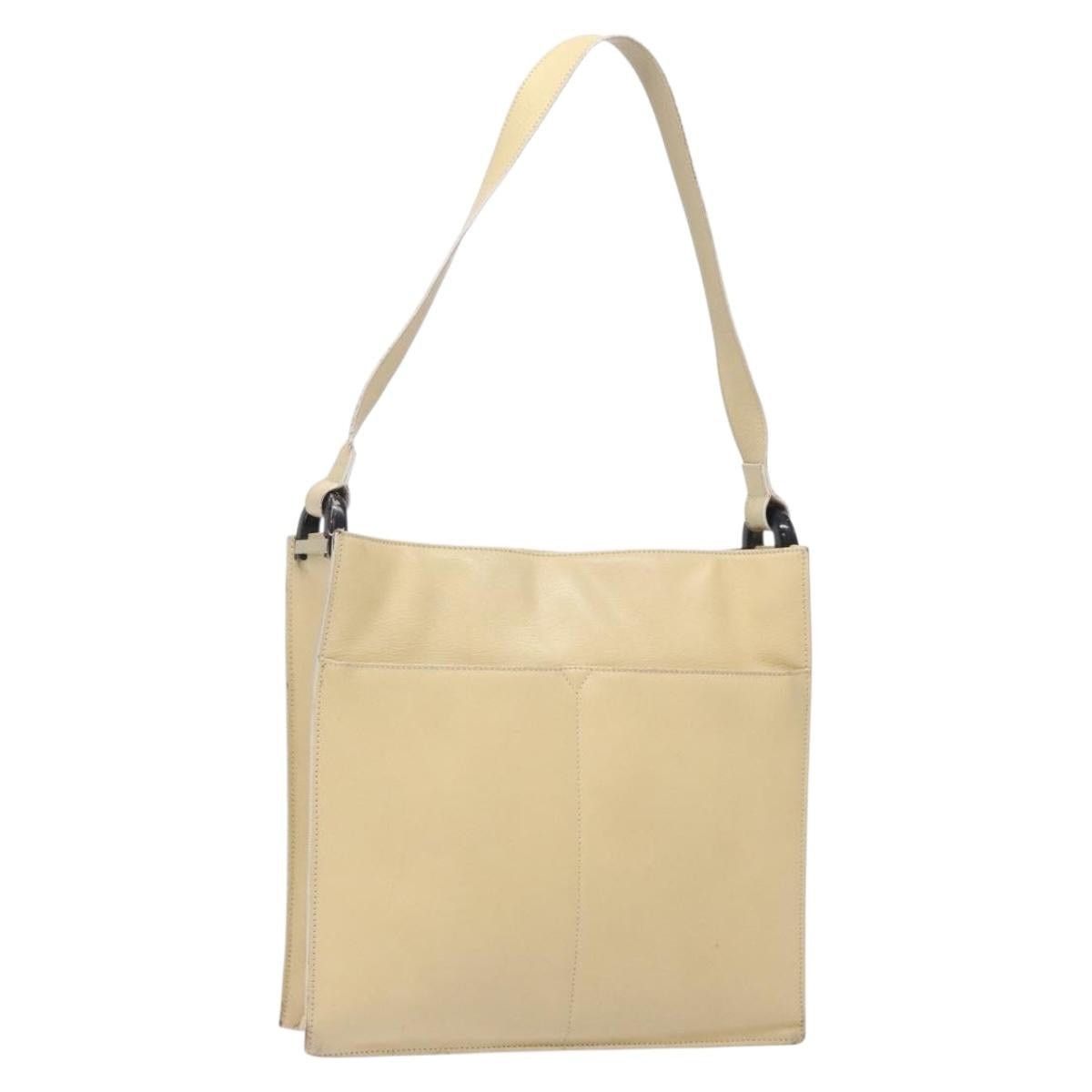 Gucci GUCCI Shoulder Bag Leather Beige Gold 001 3444 001 3444 Size ONE SIZE - 1 Thumbnail