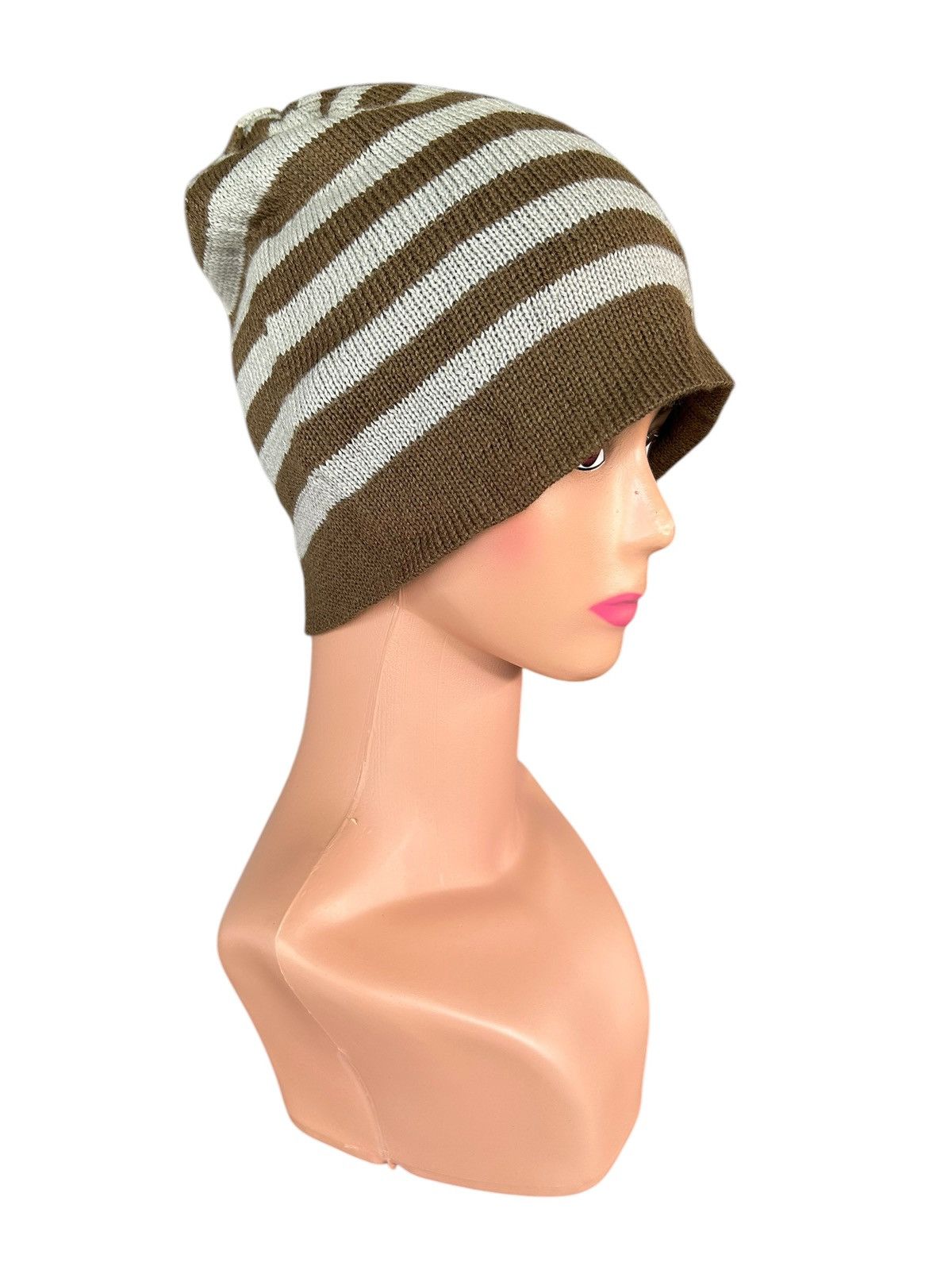 Japanese Brand × Kapital × Vintage Stripe Japanese Style Beanie Hats Size ONE SIZE - 2 Thumbnail