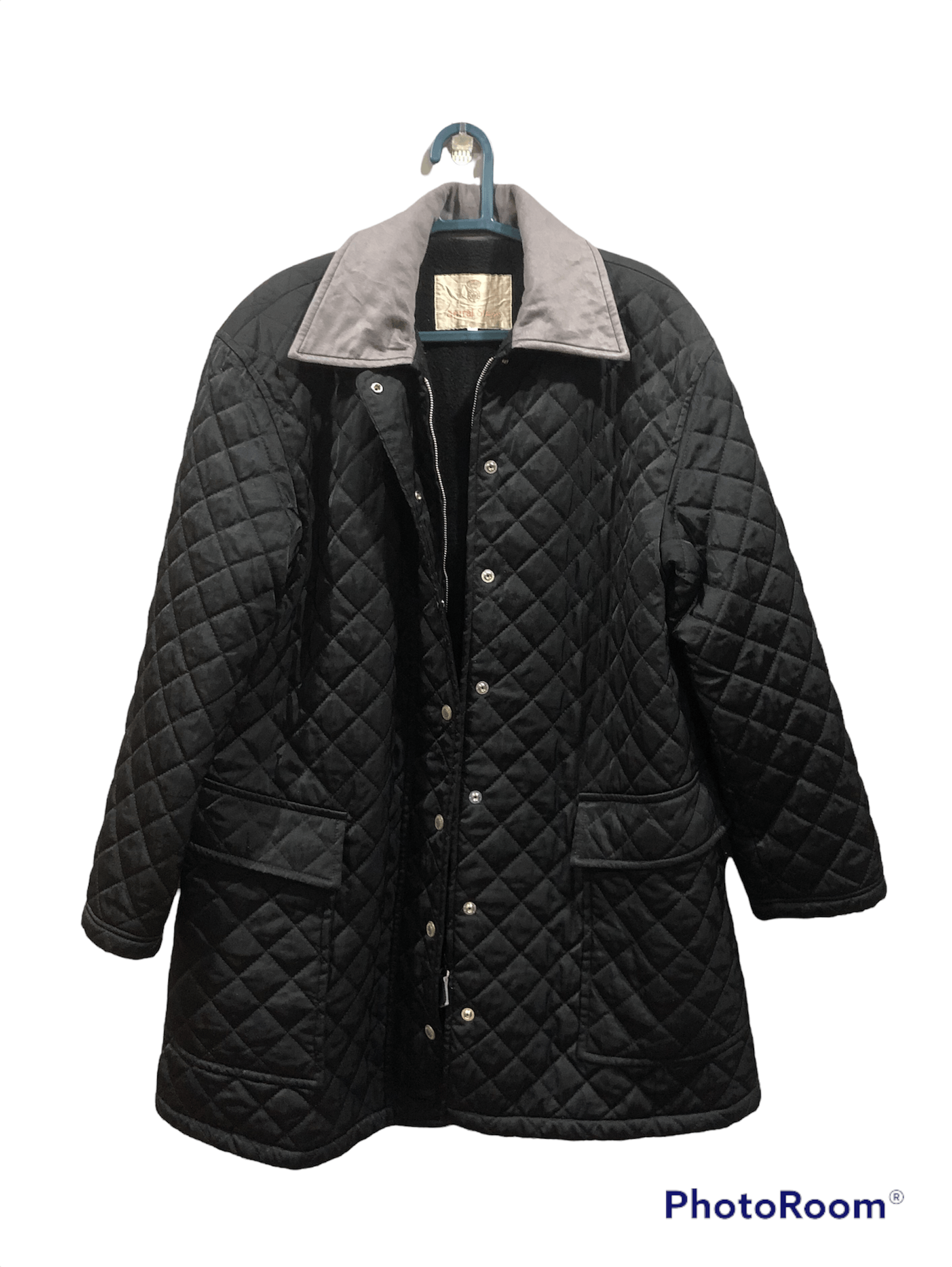 Vintage Spiral Steps Zipper Snap Button Jacket
