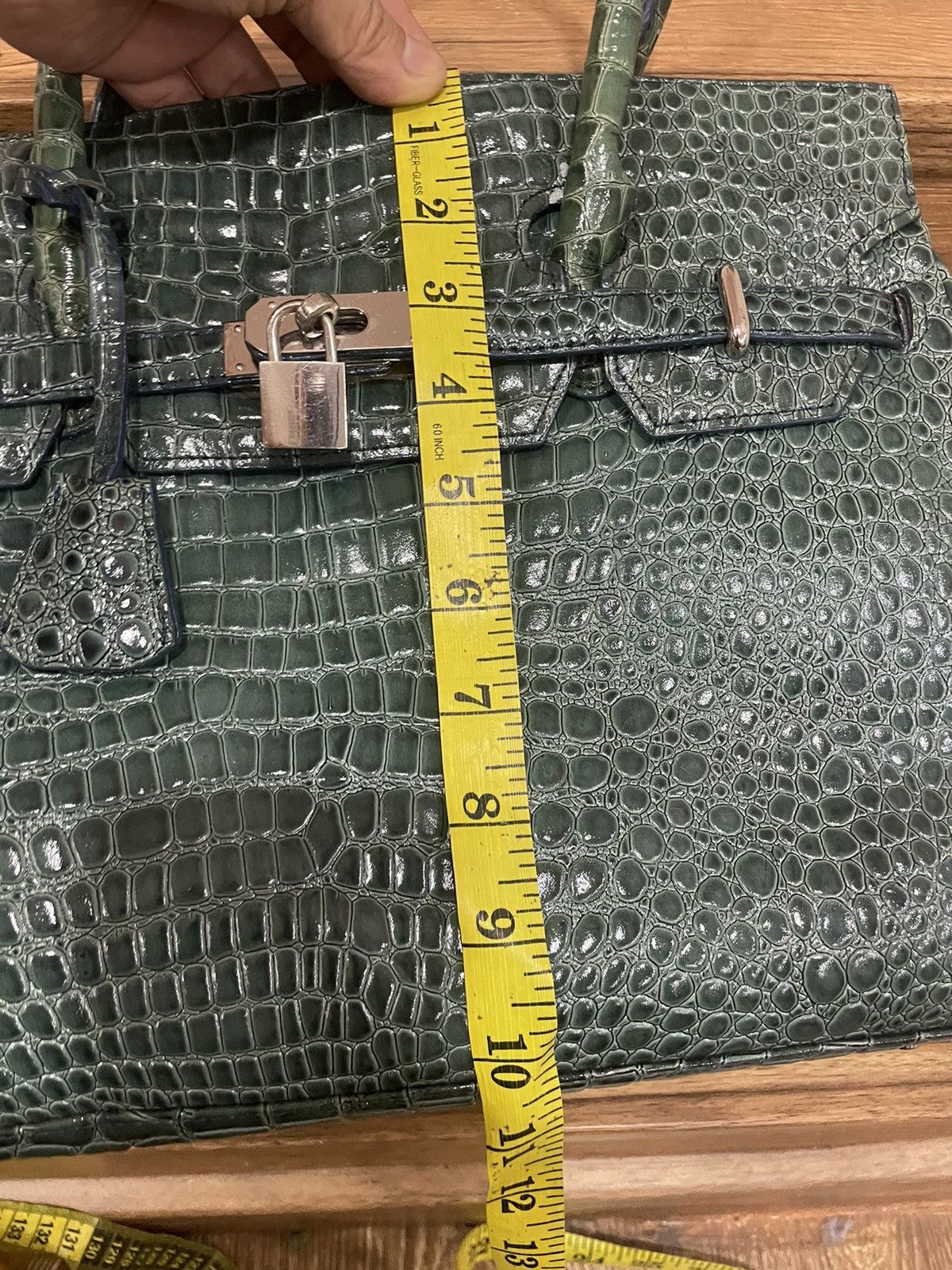 Hardy Amies Authentic HARDY AMIES Birkin crocodile leather bag Size ONE SIZE - 22 Thumbnail
