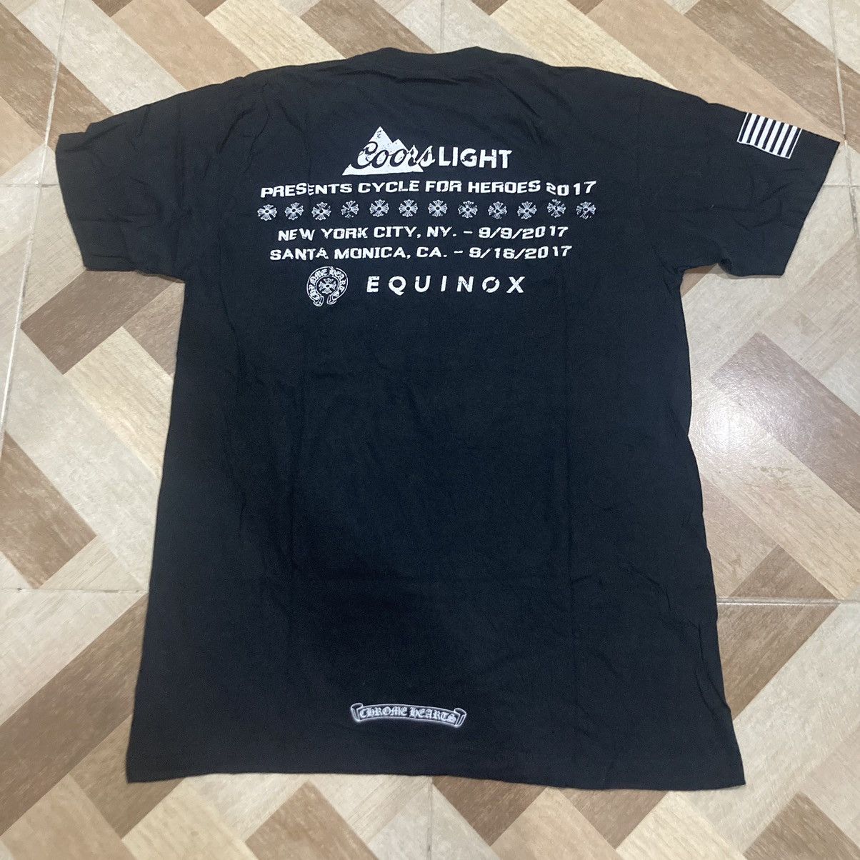 Chrome Hearts CHROME HEARTS CYCLE FOR HEROES T SHIRT Size US M / EU 48-50 / 2 - 2 Thumbnail