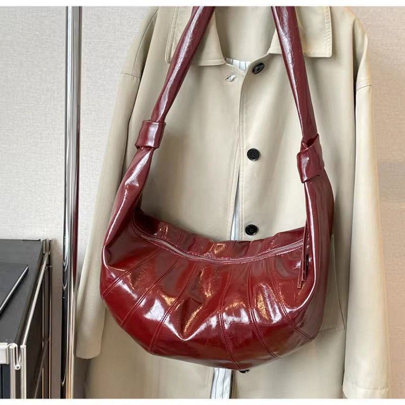 Leather Lightweight Pu Leather Casual Crossbody Bag Size ONE SIZE - 4 Thumbnail