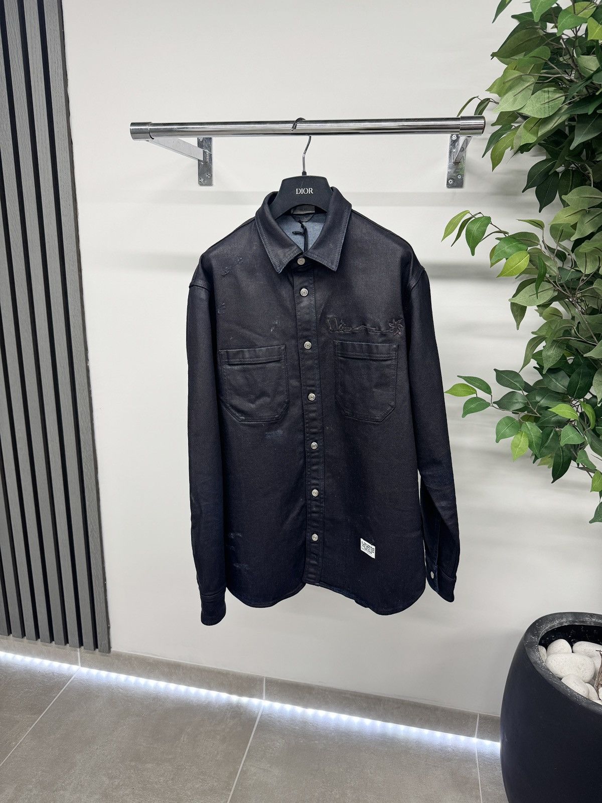 Dior Dior x Cactus Jack Overshirt In Denim Blue RRP £1800 Size US M / EU 48-50 / 2 - 1 Thumbnail