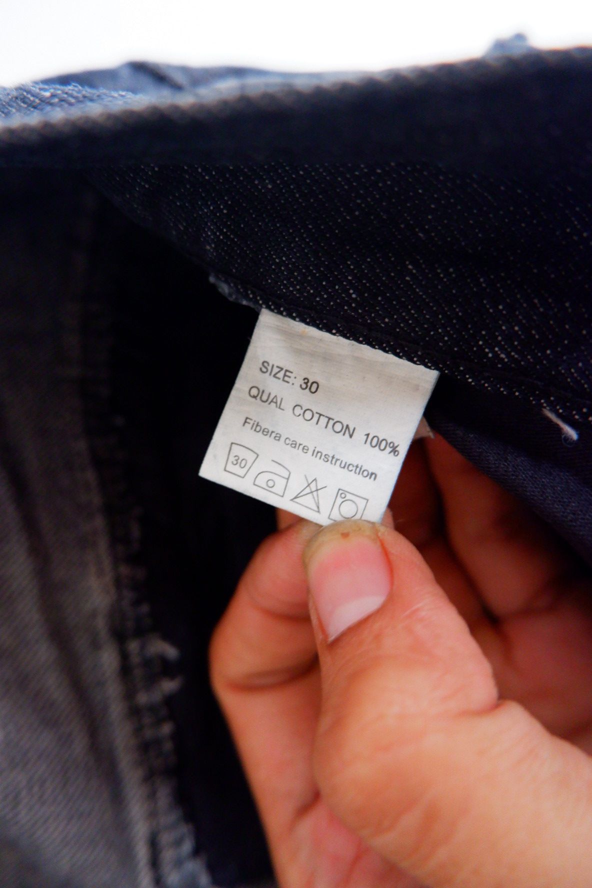 Tornado Mart Vintage Black Crobon Curved Jeans Size US 33 - 12 Thumbnail