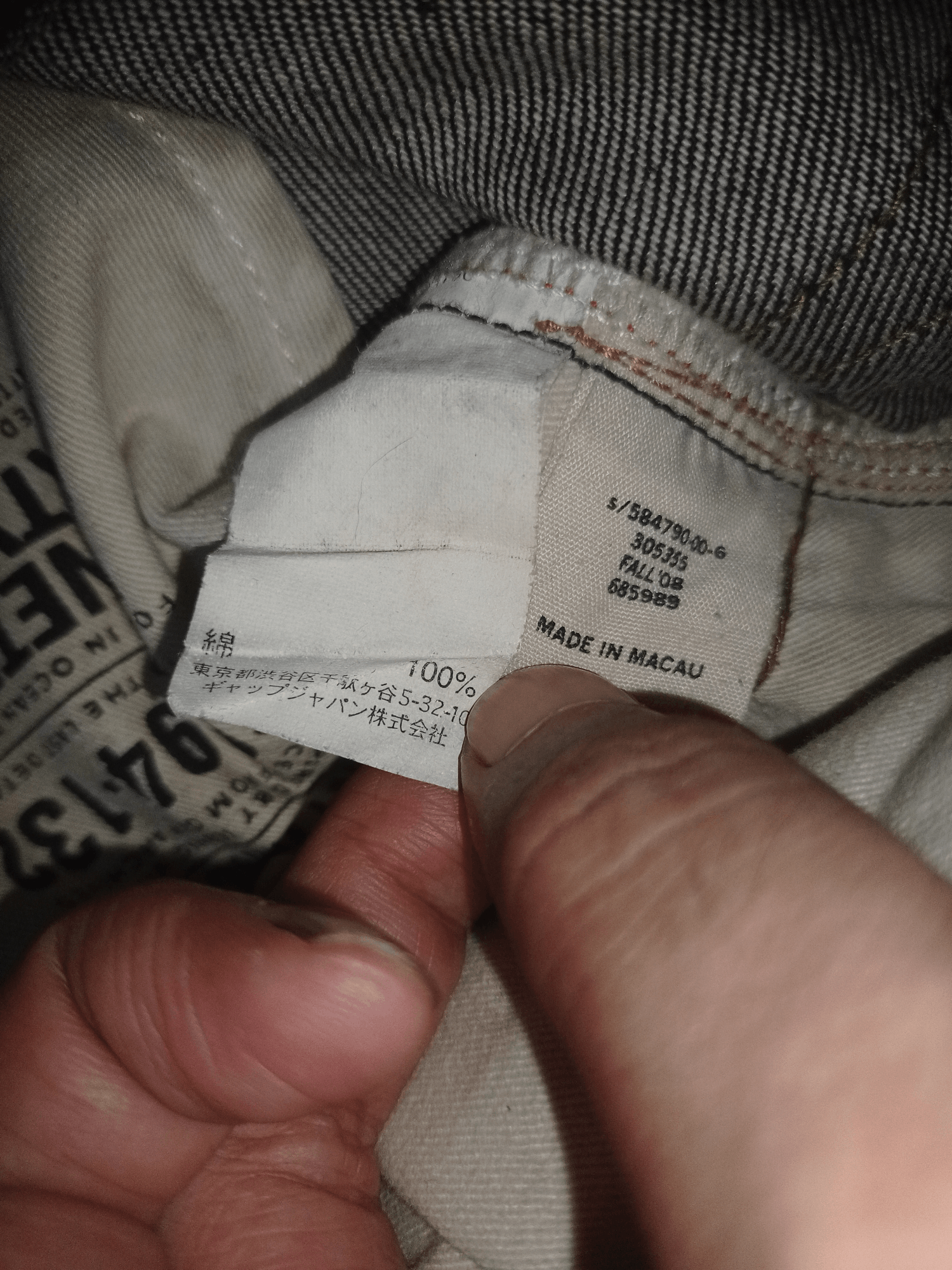 Gap Vintage Gap White Oak Cone Distressed Style Black Jeans Size US 28 / EU 44 - 13 Thumbnail