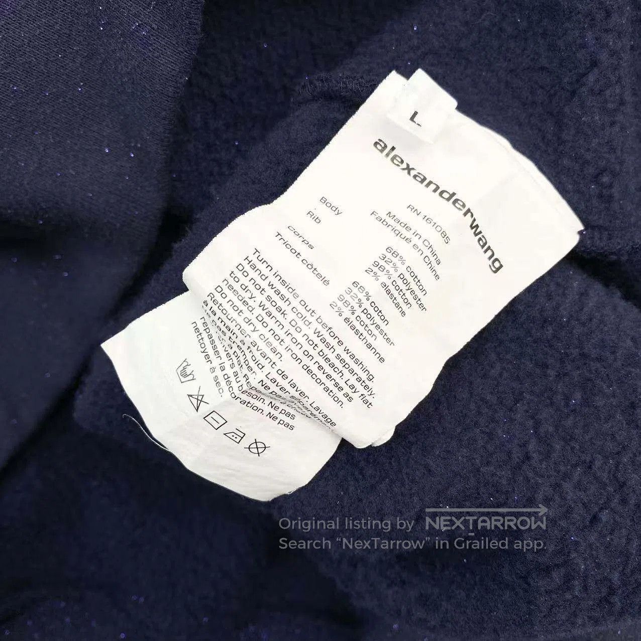 Alexander Wang Alexander Wang Letter logo crew neck sweatshirt| Size L / US 10 / IT 46 - 4 Thumbnail