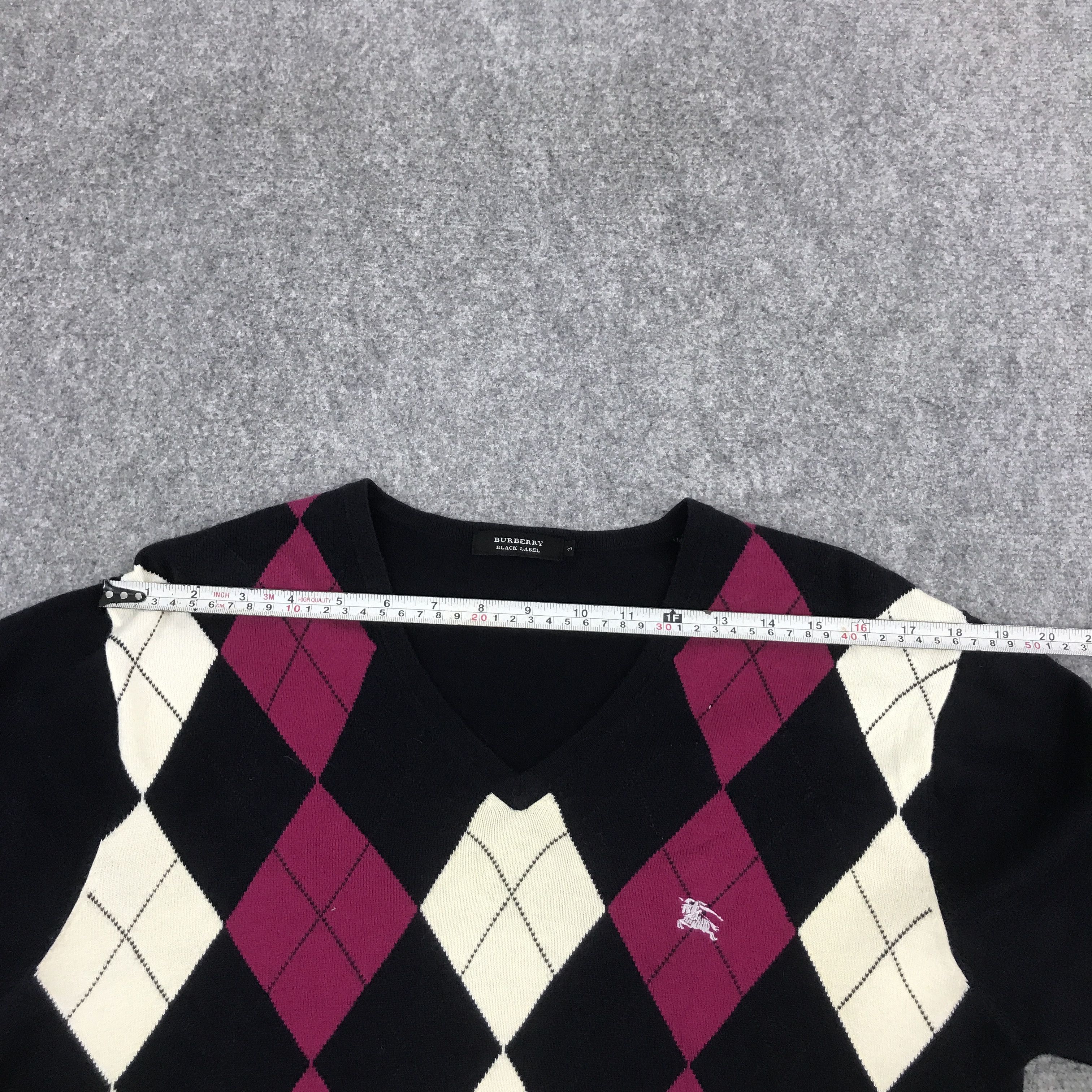 Burberry BURBERRY BLACK LABEL NECK V DESIGN KNITWEAR Size US M / EU 48-50 / 2 - 10 Thumbnail