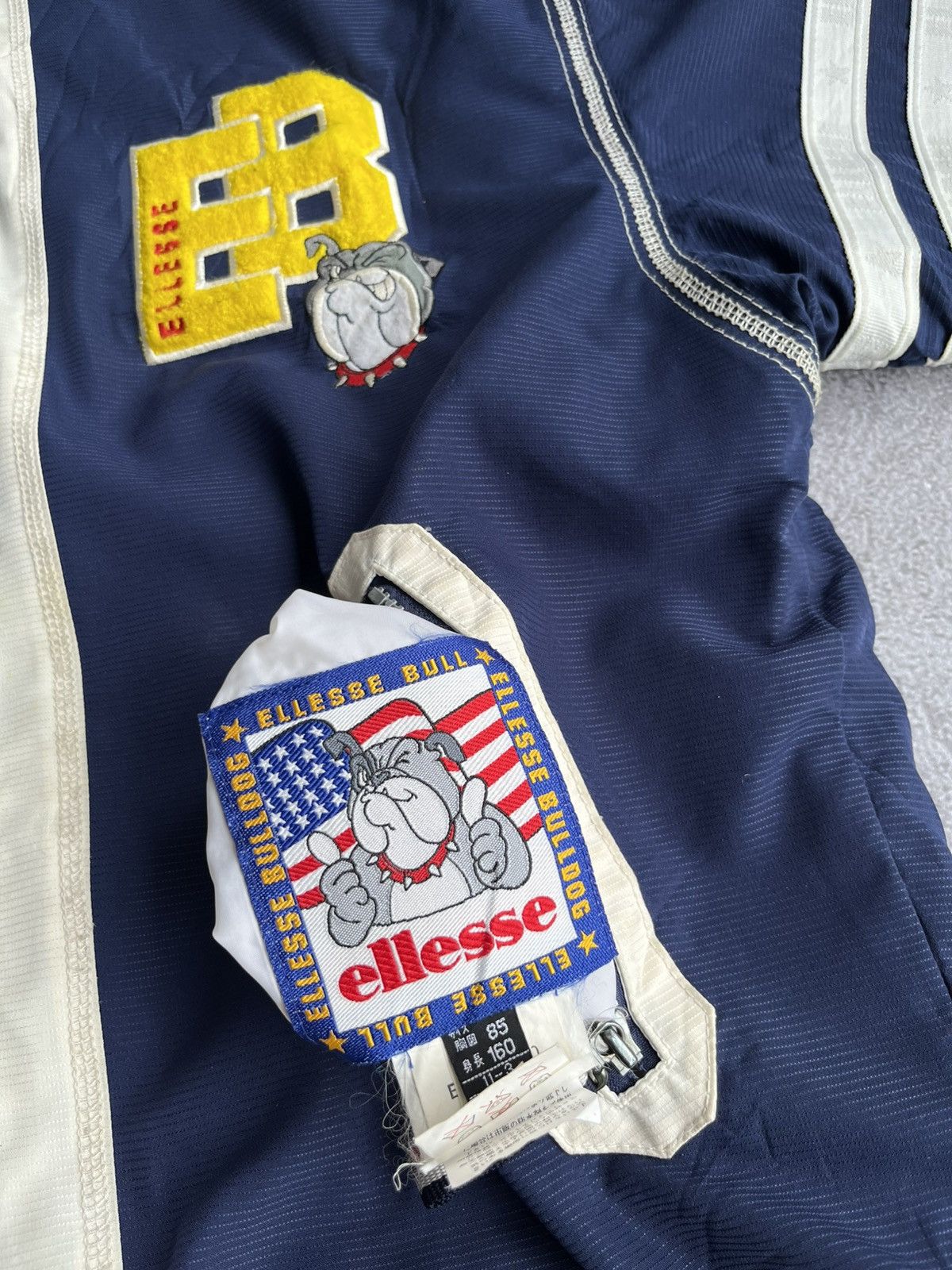 Ellesse Vintage Ellesse Bulldog Reversible fleece Size US L / EU 52-54 / 3 - 3 Thumbnail