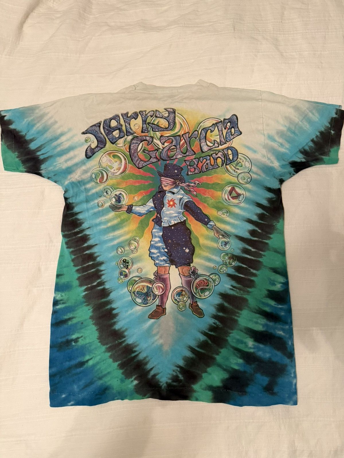 Grateful Dead Jerry Garcia Band '91 TieDye Liquid Blue Grateful Dead Size US L / EU 52-54 / 3 - 3 Thumbnail