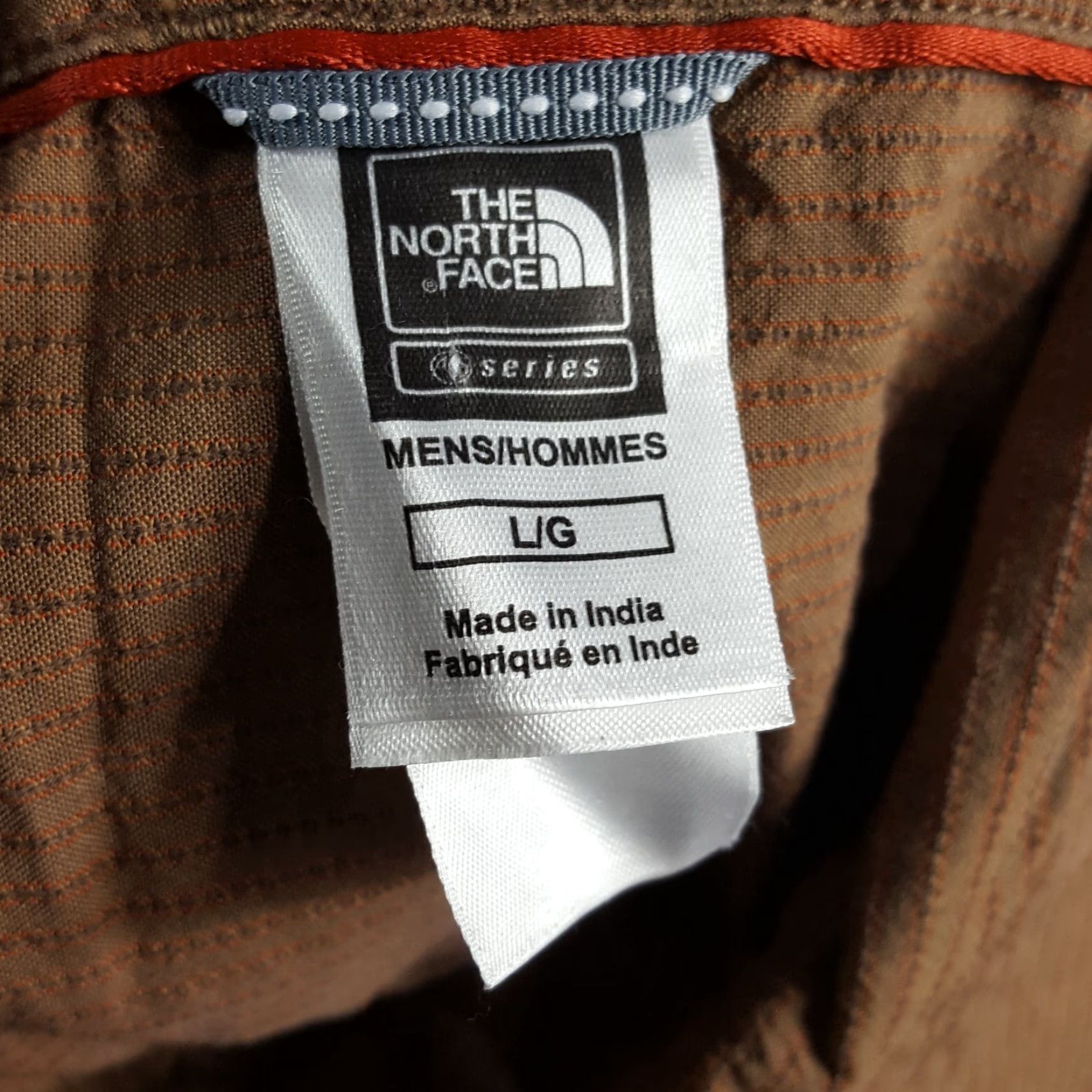 The North Face VINTAGE The North Face Men's Shirt Casual Outdoor Hiking Button-Up L Brown Striped 90s Size US L / EU 52-54 / 3 - 6 Thumbnail