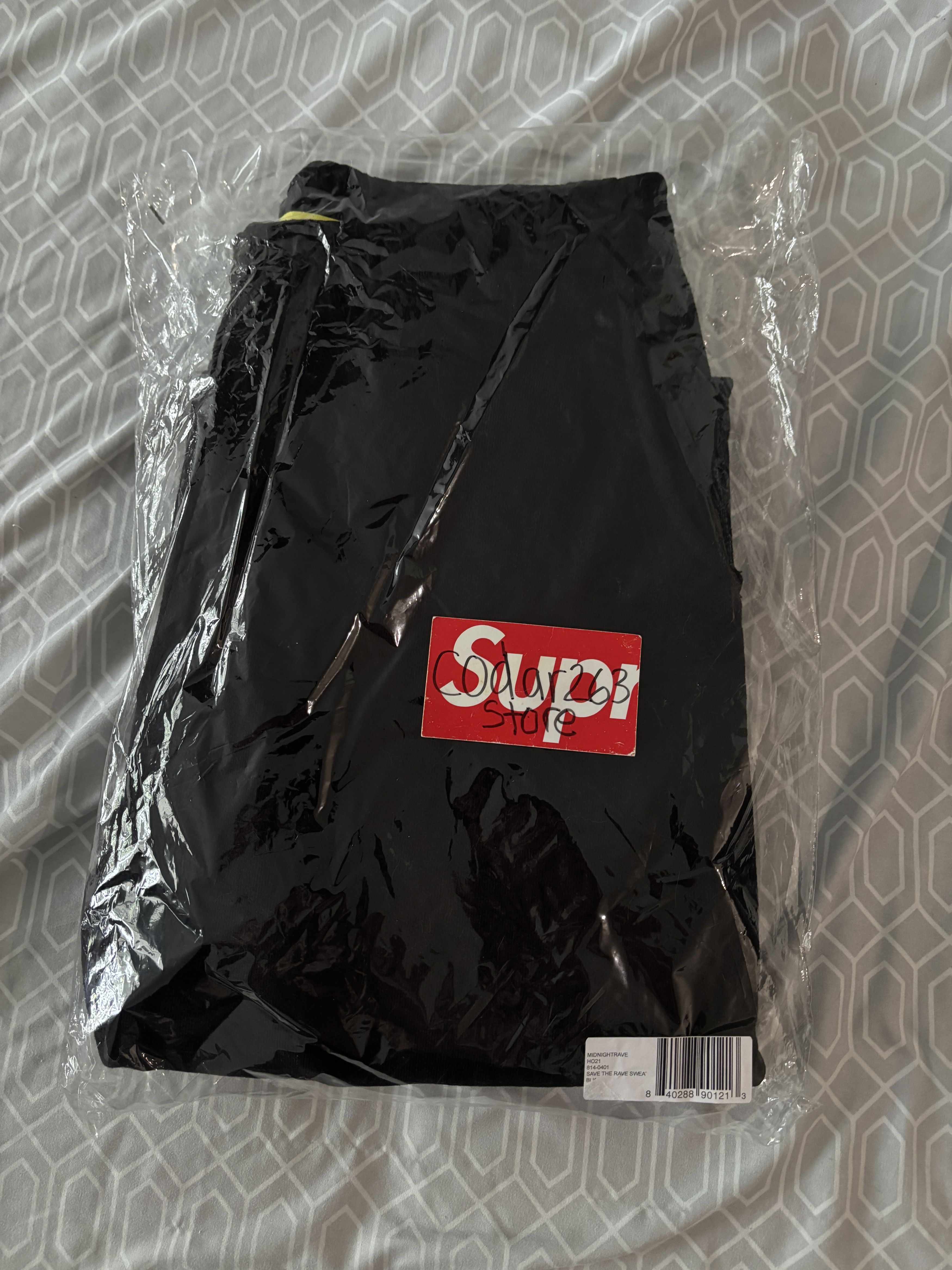 AWGE × Midnight Studios God Save the Rave Sweatpants Midnight Studios AWGE Small Size US 30 / EU 46 - 2 Thumbnail