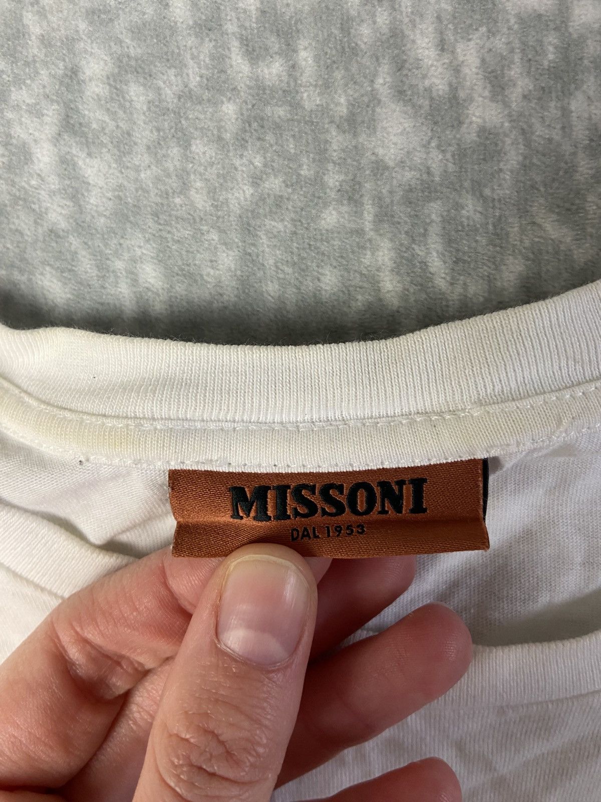 Missoni Missoni Emboidered Logo T-Shirt Size US S / EU 44-46 / 1 - 3 Thumbnail