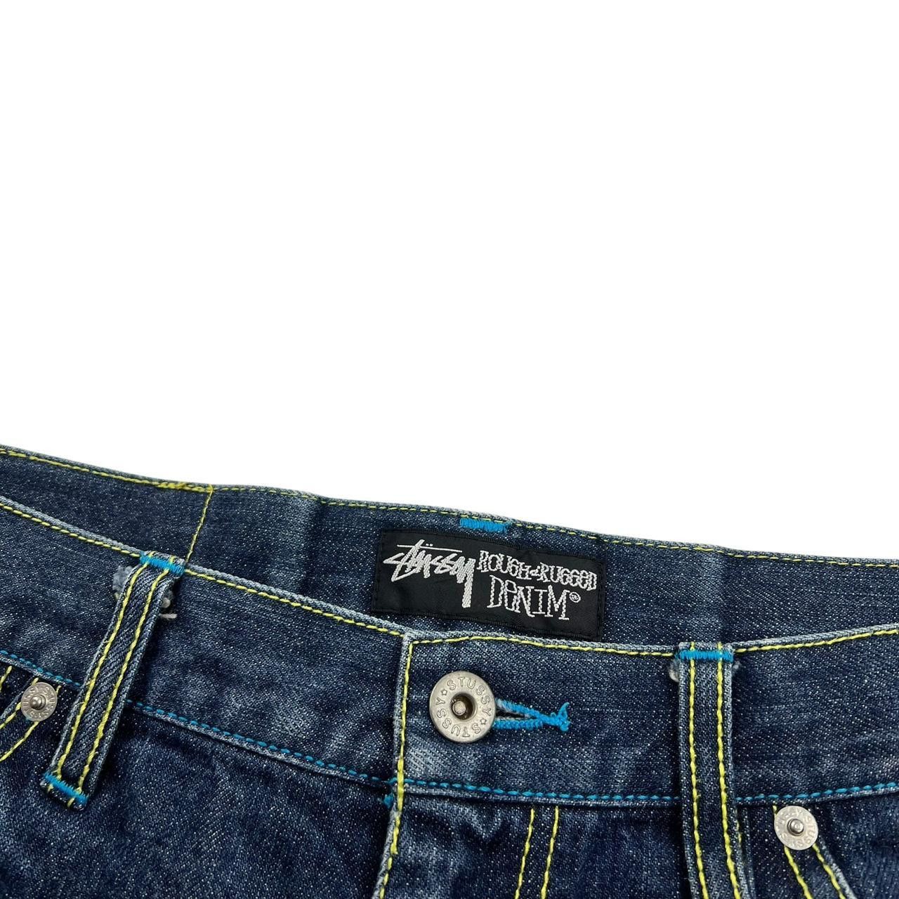Stussy Vintage Stussy Embroidered Denim Shorts / Jorts - Waist 32 Size US 32 / EU 48 - 7 Thumbnail