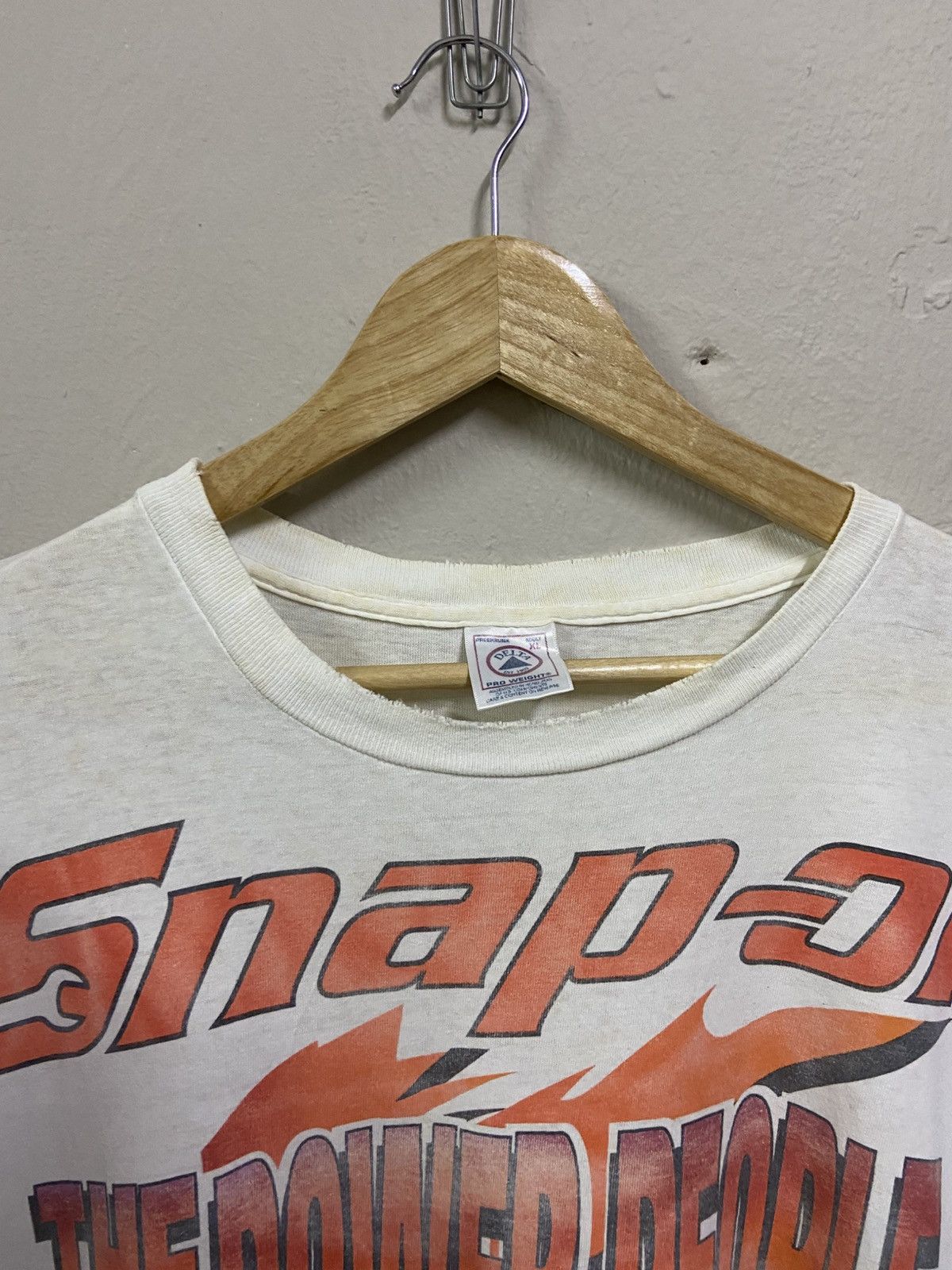 NASCAR × Vintage Distress Vintage Y2K Snap On Racing T-Shirt Size US XL / EU 56 / 4 - 4 Thumbnail