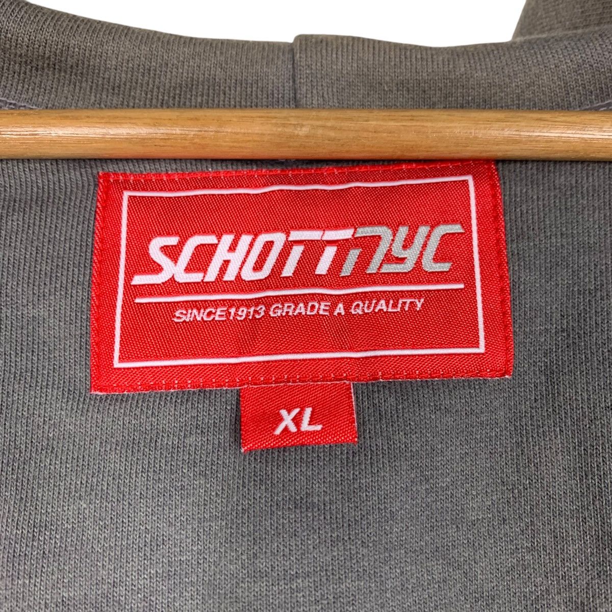 Schott SCHOTT BROS NYC Big Logo Zipper Hoodies Sweatshirt #2012-C87 Size US XL / EU 56 / 4 - 17 Thumbnail