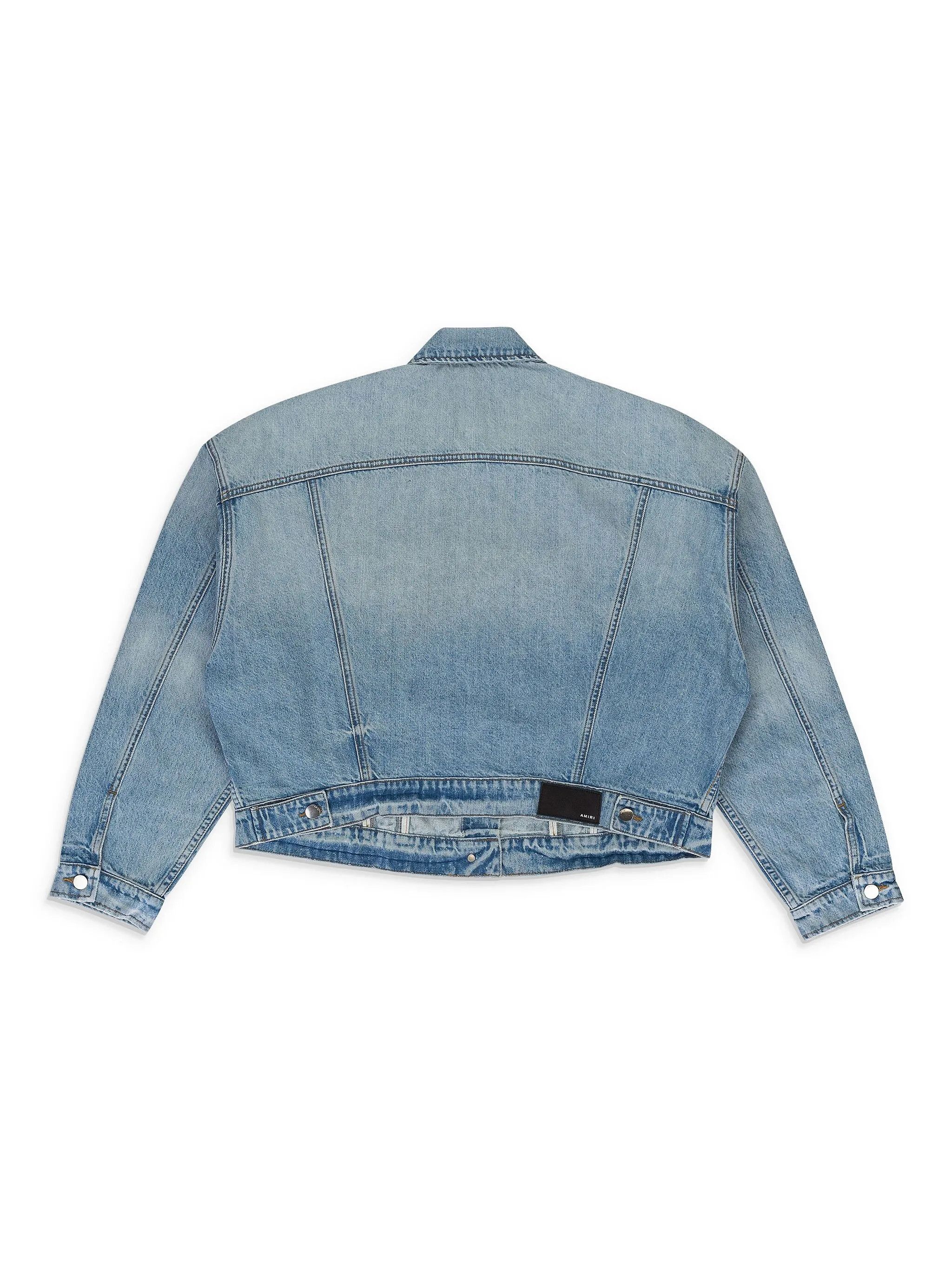 Amiri o1y0425 Denim Jacket in Blue Size S / US 4 / IT 40 - 2 Thumbnail