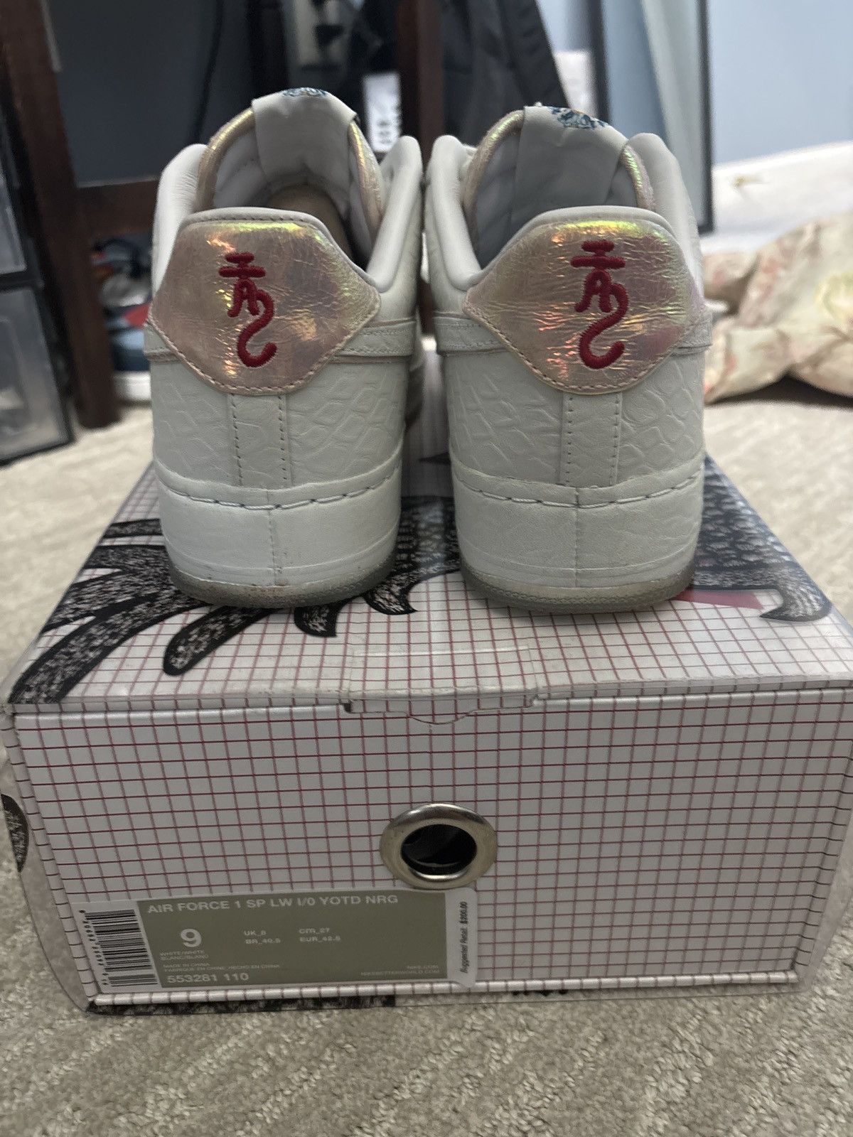 Nike NIKE Air Force 1 Low Supreme I/O YOTD III (3) Size US 9 / EU 42 - 6 Thumbnail