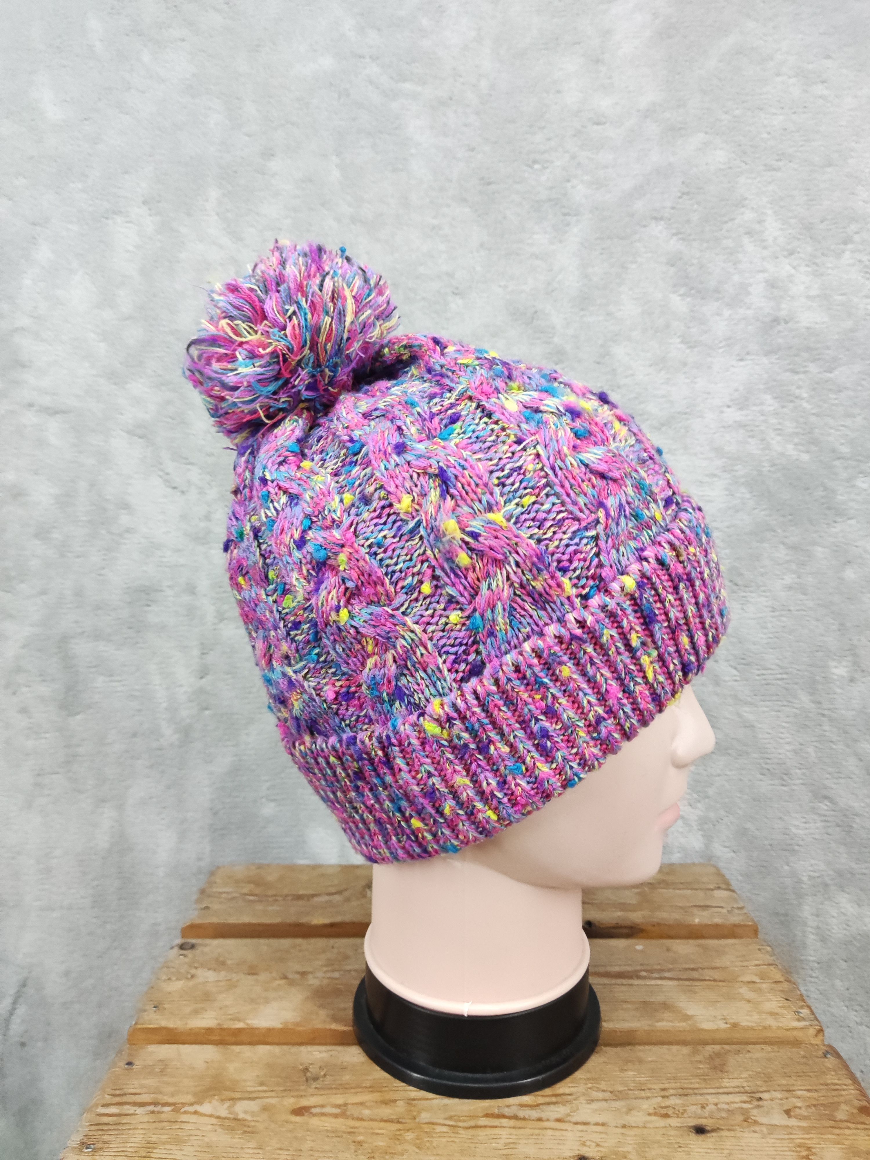 Japanese Brand Bruton Japan Beanie Hat Pom Size ONE SIZE - 3 Thumbnail