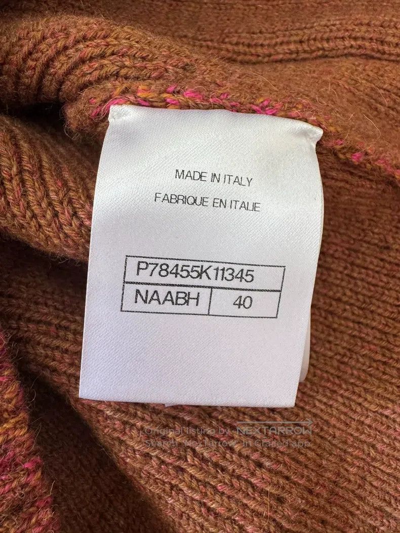 Chanel Chanel Orange cashmere alpaca wool vest Size S / US 4 / IT 40 - 5 Thumbnail