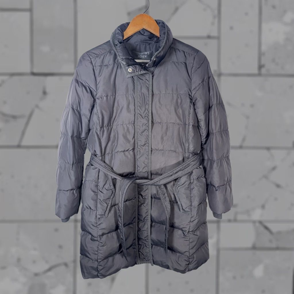 J.Crew J. Crew Black Down Puffer Parka Quilted Jacket Womens P Small Parka Quilted Down Puffer Jacket Women Size S Black immaterial Size S / US 4 / IT 40 - 1 Thumbnail