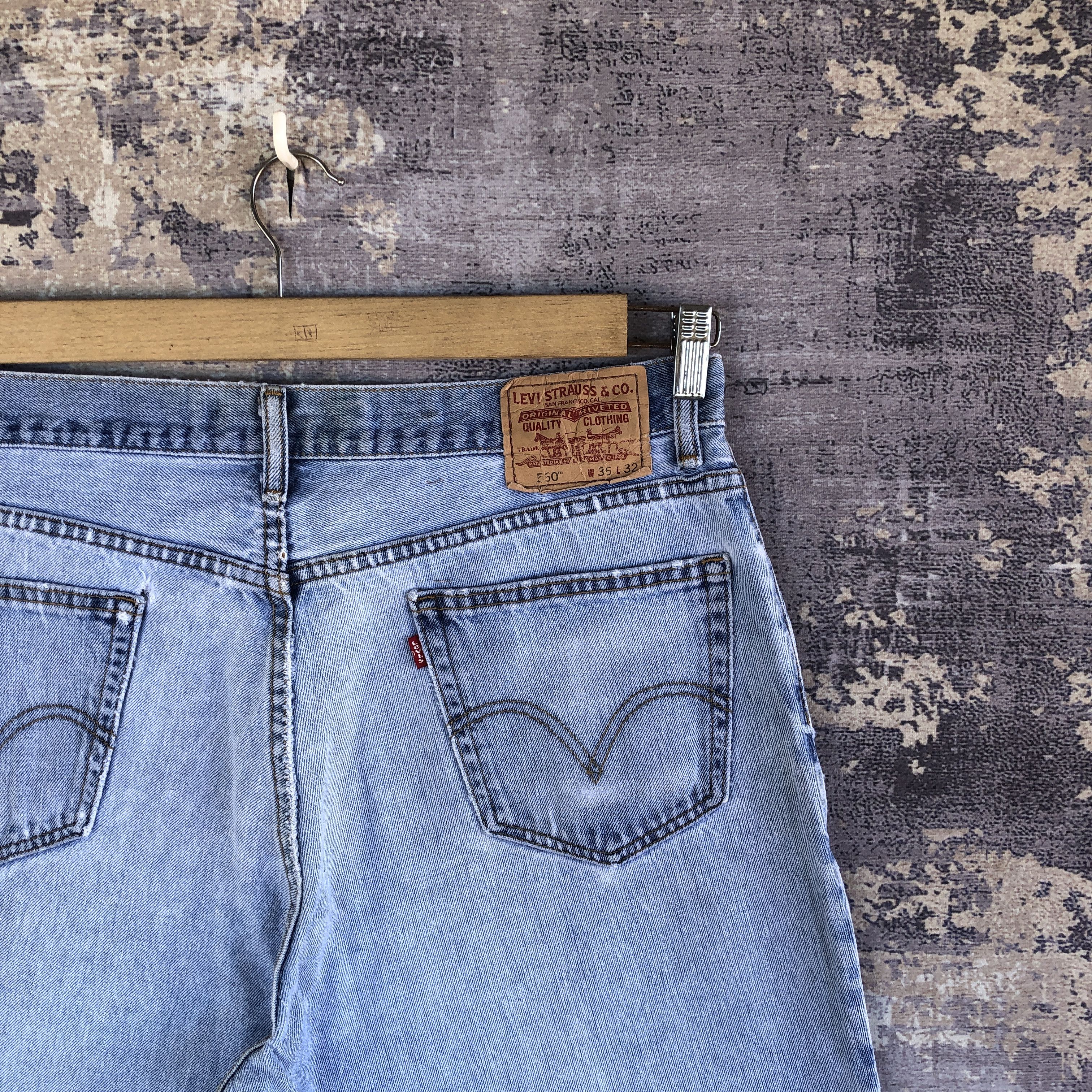 Levi's Vintage Levis 560 Sunfaded Jeans Levi's Light Wash Denim Size US 34 / EU 50 - 5 Thumbnail