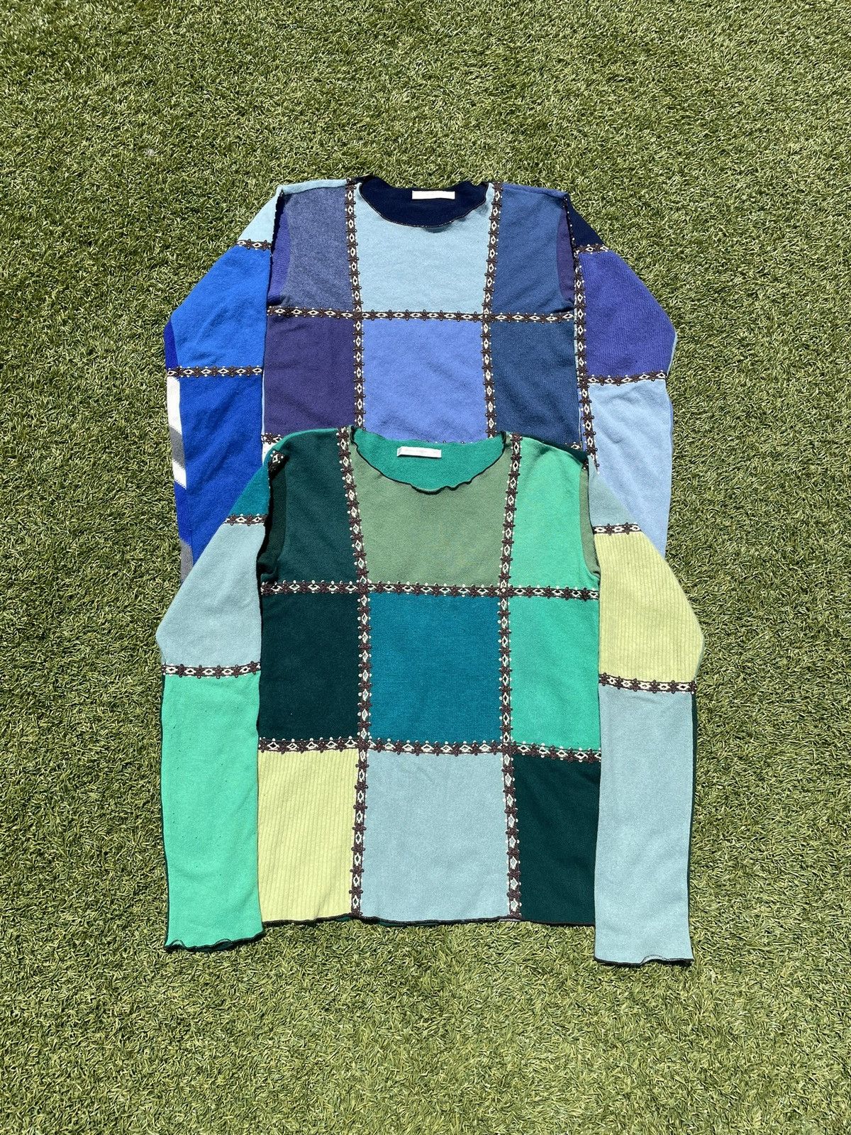Number (N)ine AW02 “Nowhere” - 1/100 Number (N)ine Patchwork Long Sleeve Size US L / EU 52-54 / 3 - 8 Thumbnail