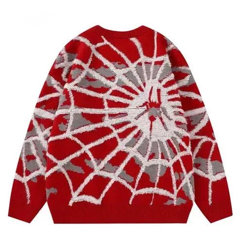 VIBE Spider Web Knitted Sweater Size US L / EU 52-54 / 3 - 3 Thumbnail